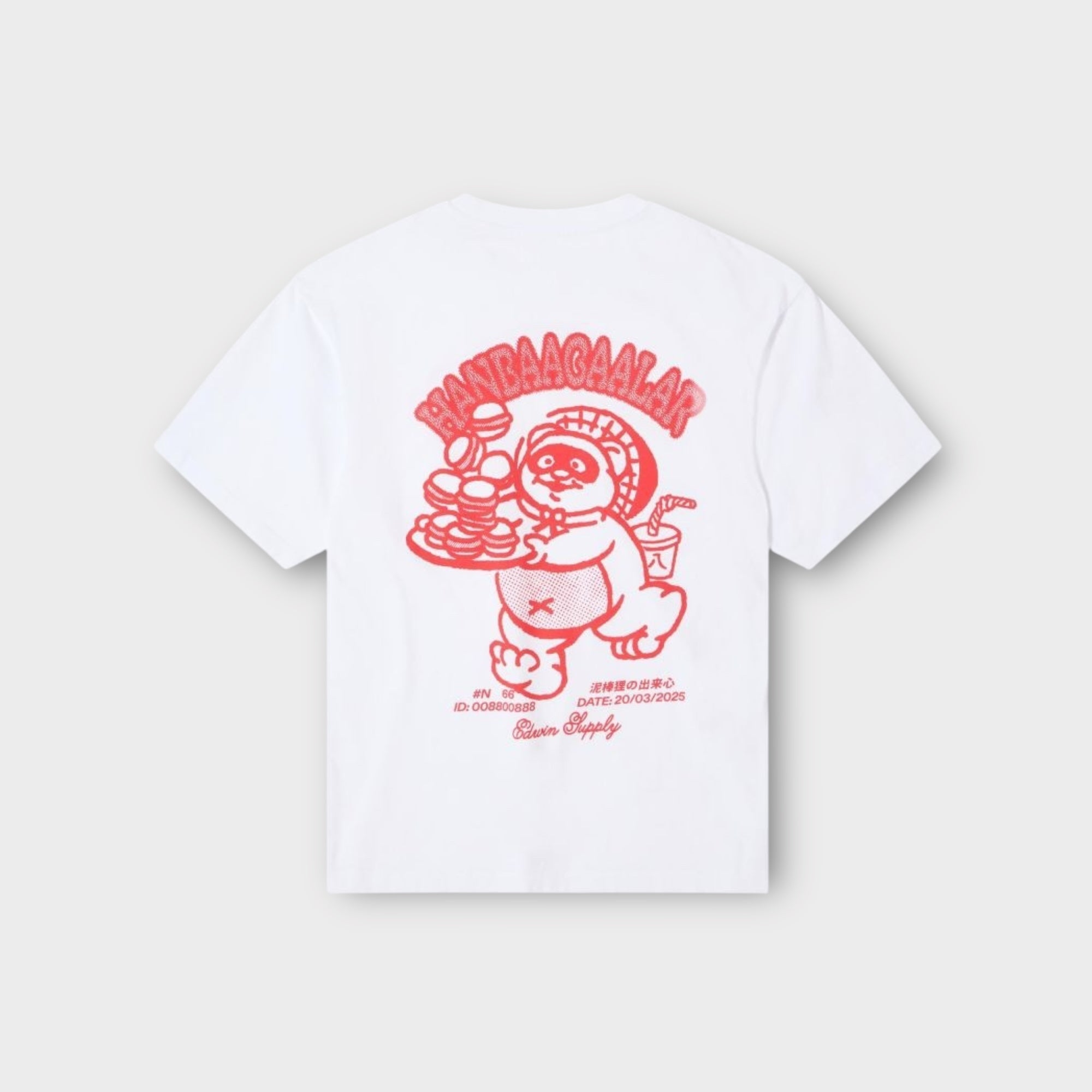 Edwin Tanuki T-Shirt I Hvid
