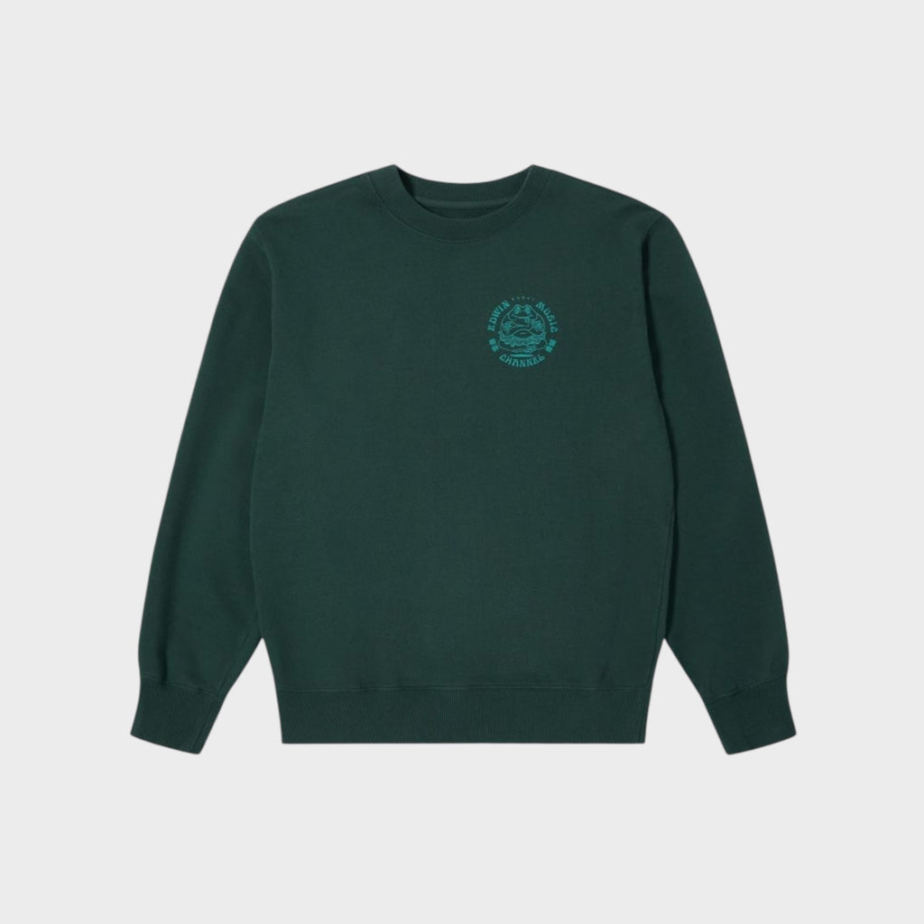 Edwin Music Channel Sweatshirt I Grøn