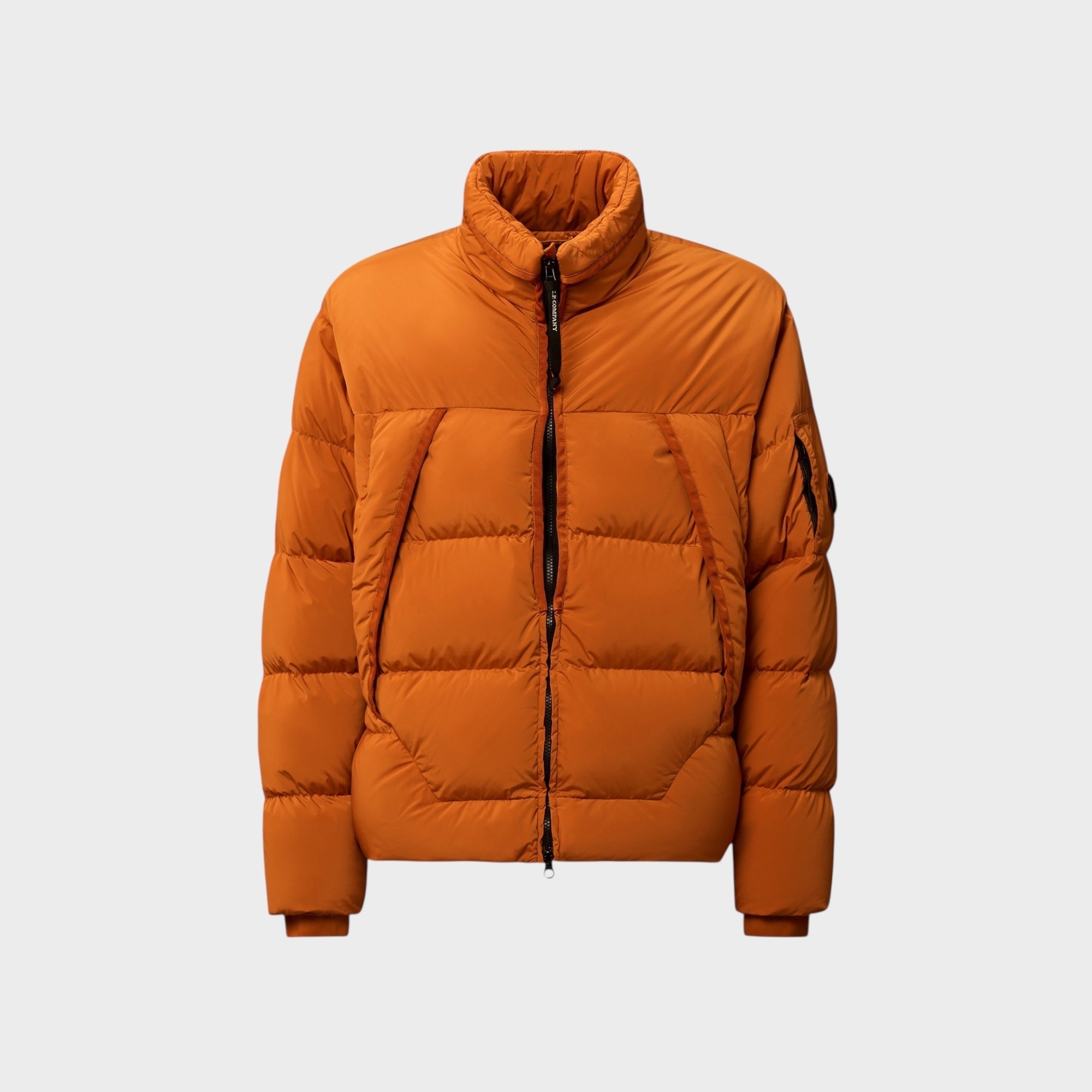 C. P. Company Nycra-R Hooded Down Jacket I Russet Orange