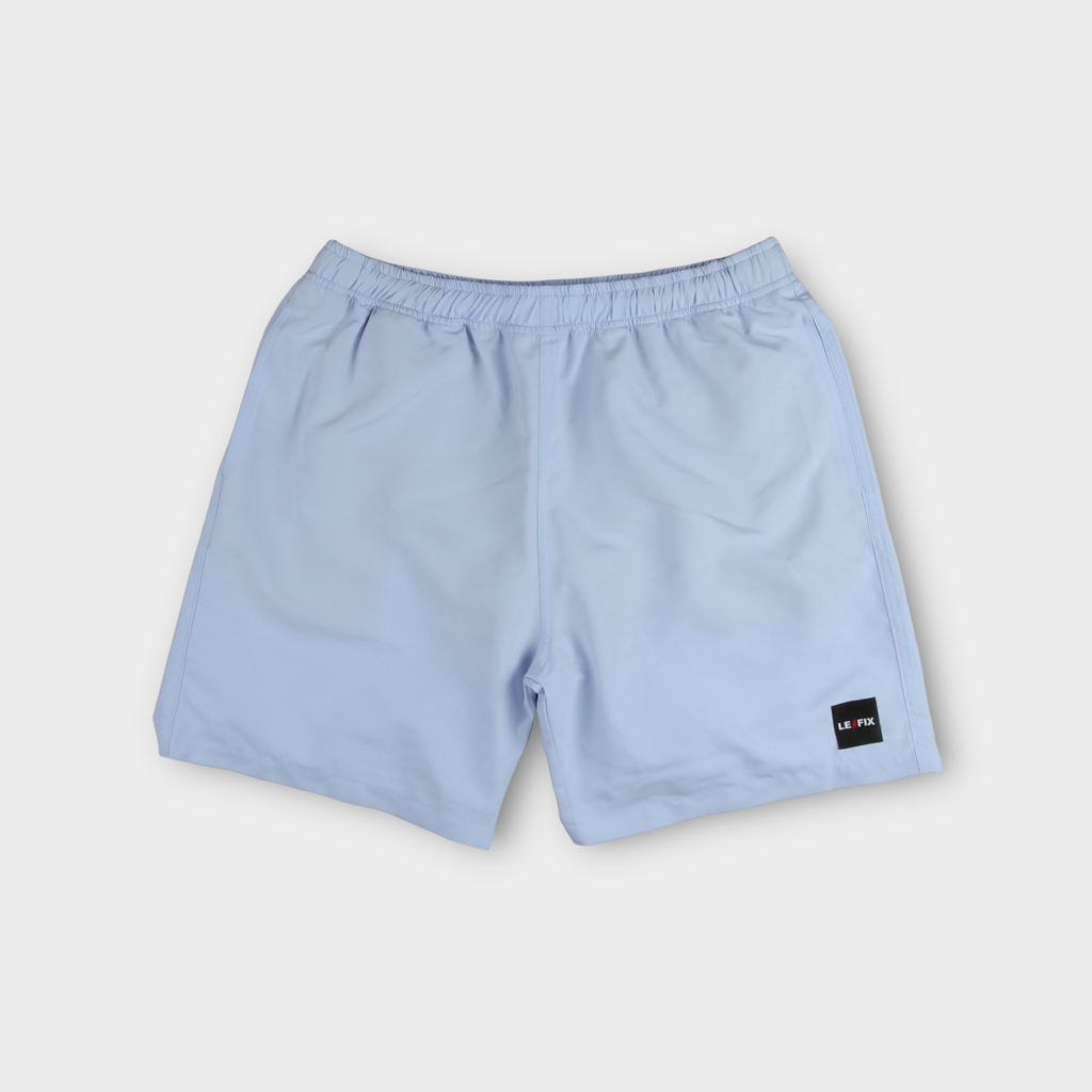 Le Fix Patch Badeshorts I Lyseblå