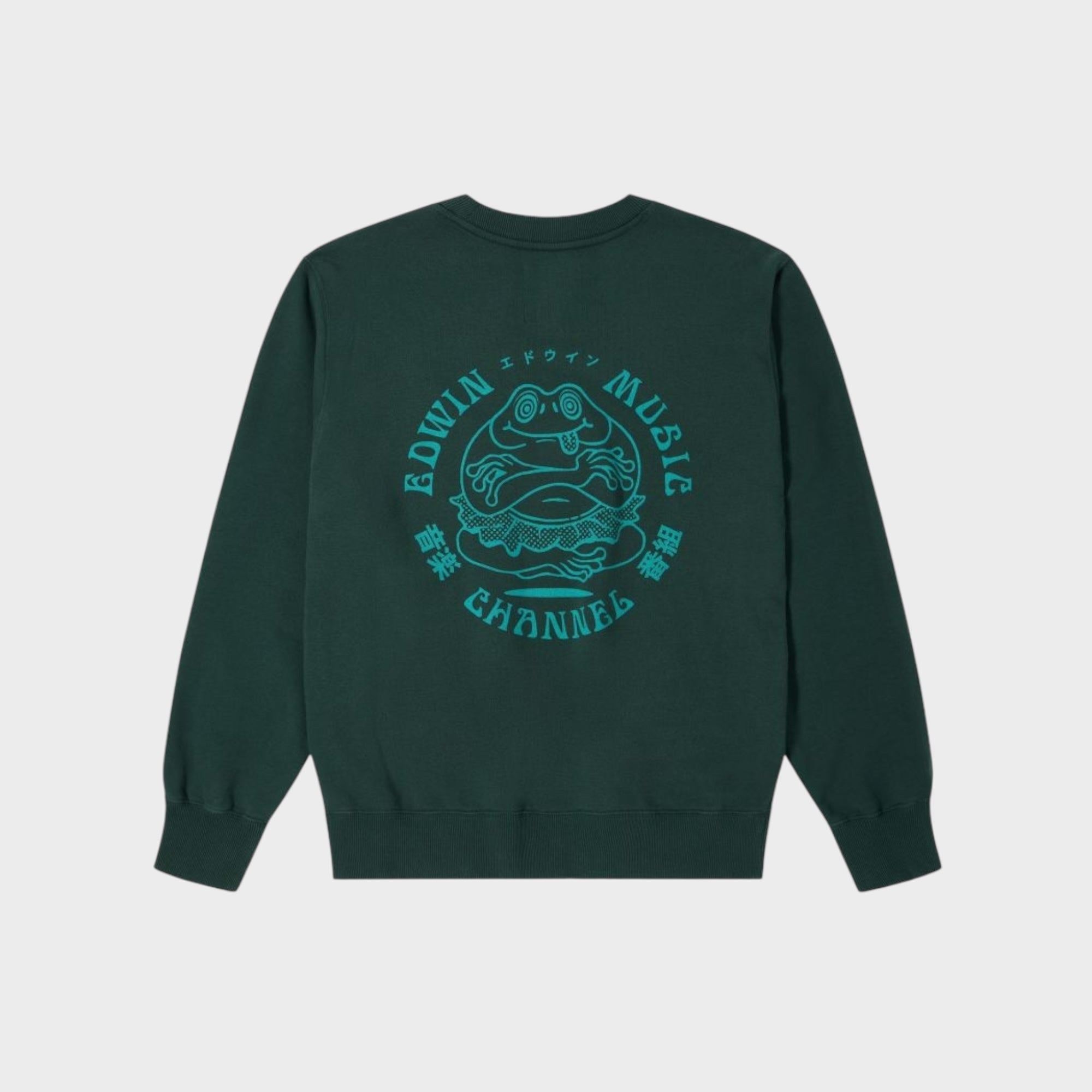 Edwin Music Channel Sweatshirt I Grøn
