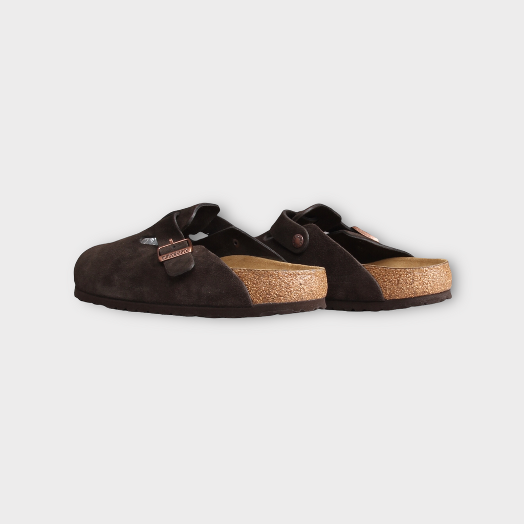 Birkenstock Boston Suede Leather I Mocca