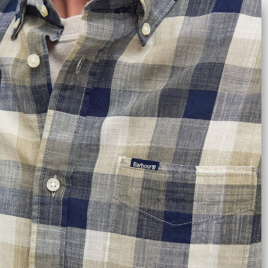 Barbour Hillroad Tailored Skjorte I Olive