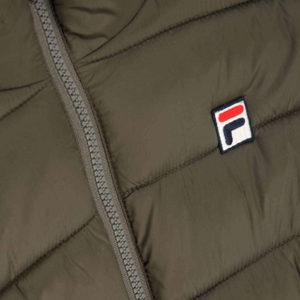 FILA Milano Regular Thin Puffer Jakke I Army