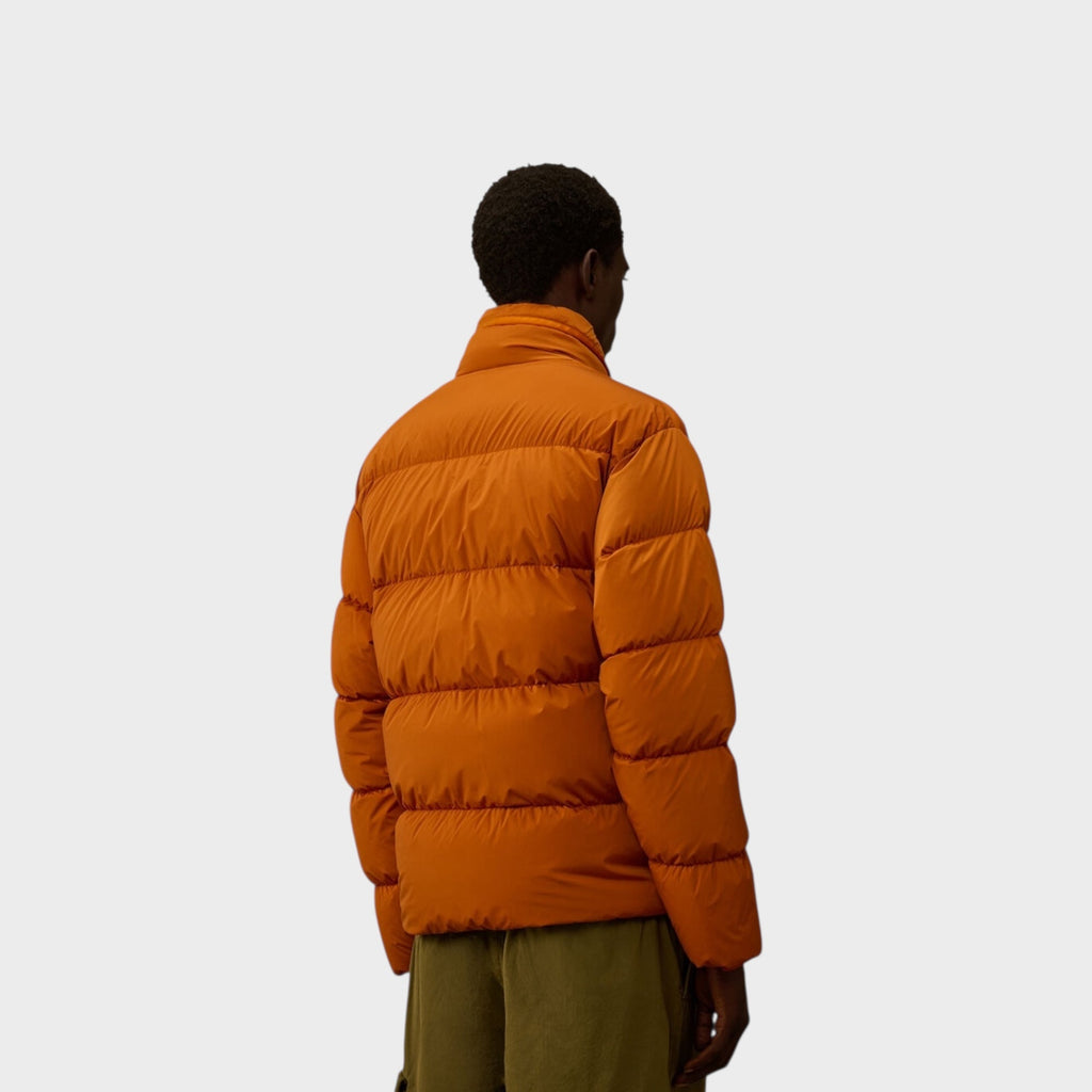 C. P. Company Nycra-R Hooded Down Jacket I Russet Orange