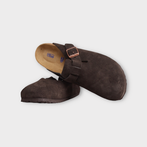 Birkenstock Boston Suede Leather I Mocca