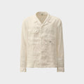 C.P. Company Long Sleeve Linen Skjorte I 103 Gauze White