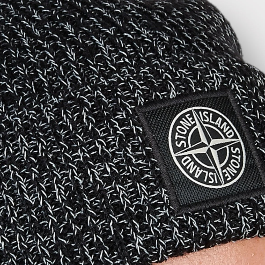 Stone Island Logo Strikhue I Sort