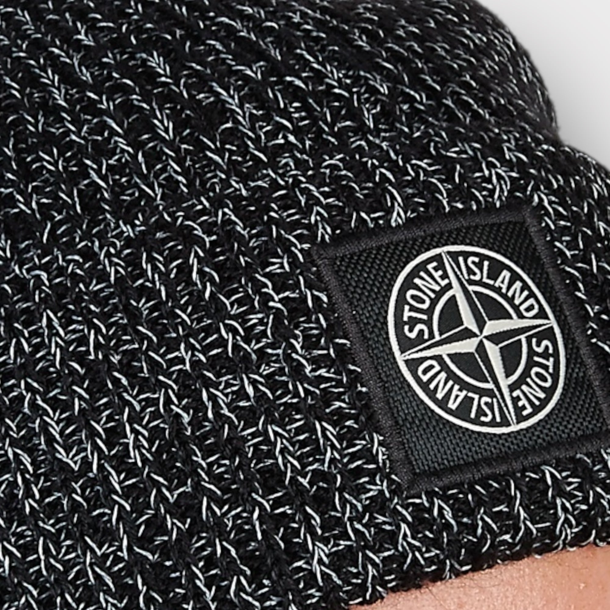 Stone Island Logo Strikhue I Sort