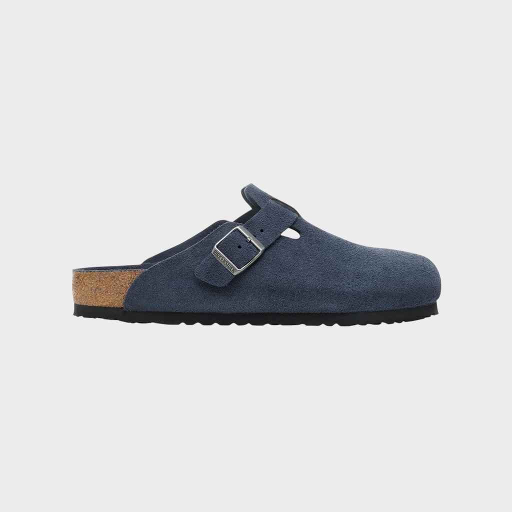 Birkenstock Boston Suede Leather I New Navy
