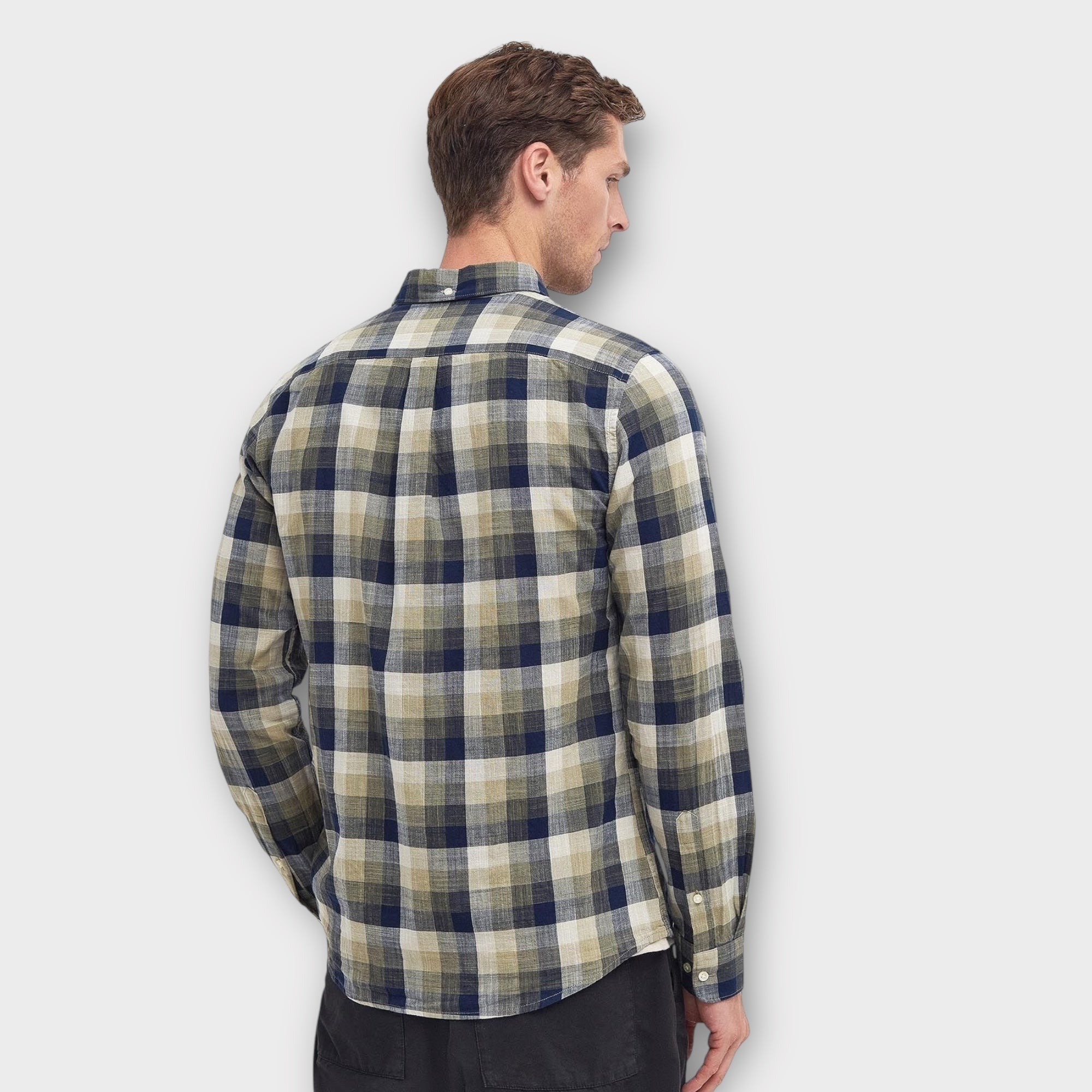 Barbour Hillroad Tailored Skjorte I Olive