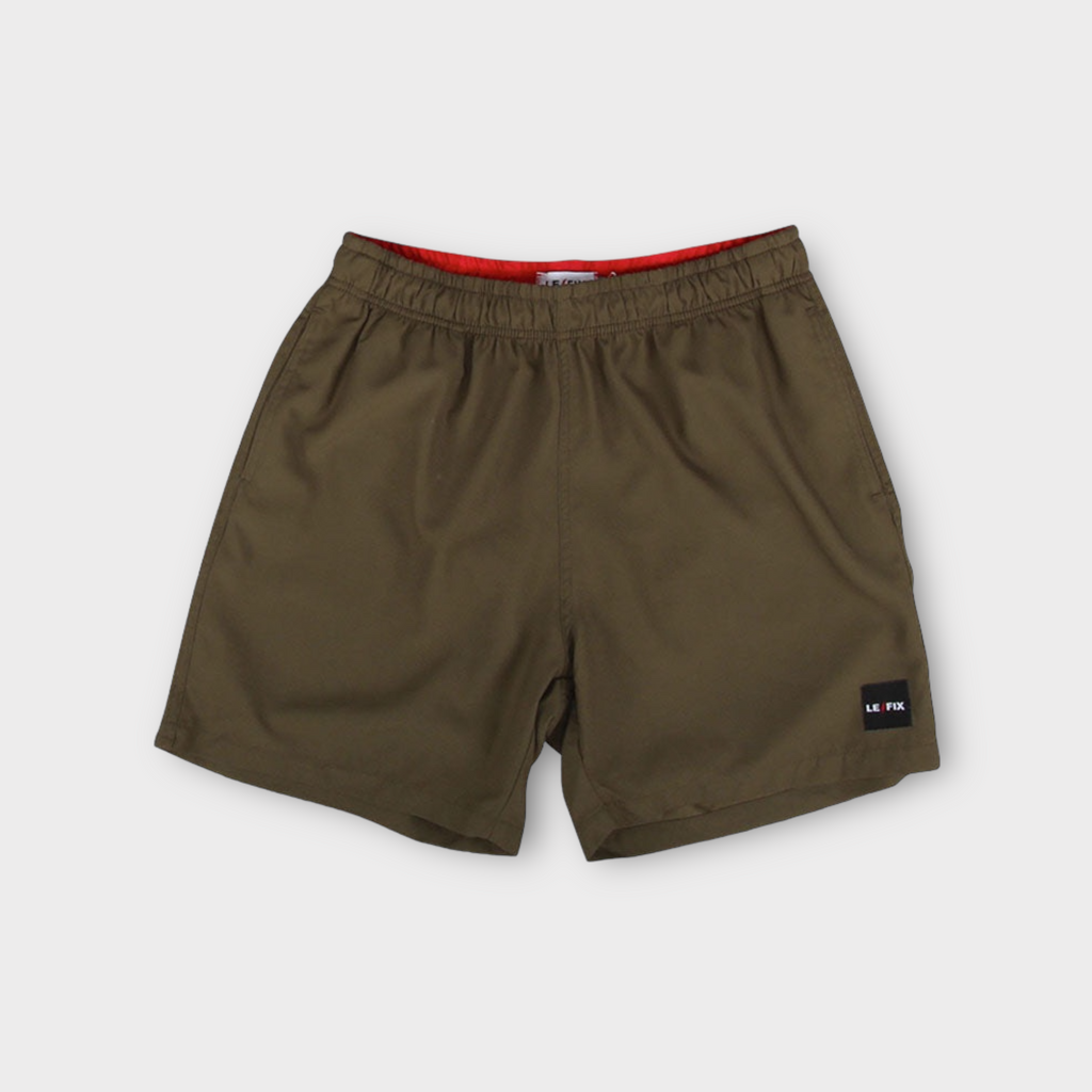 Le Fix Patch Badeshorts I Army