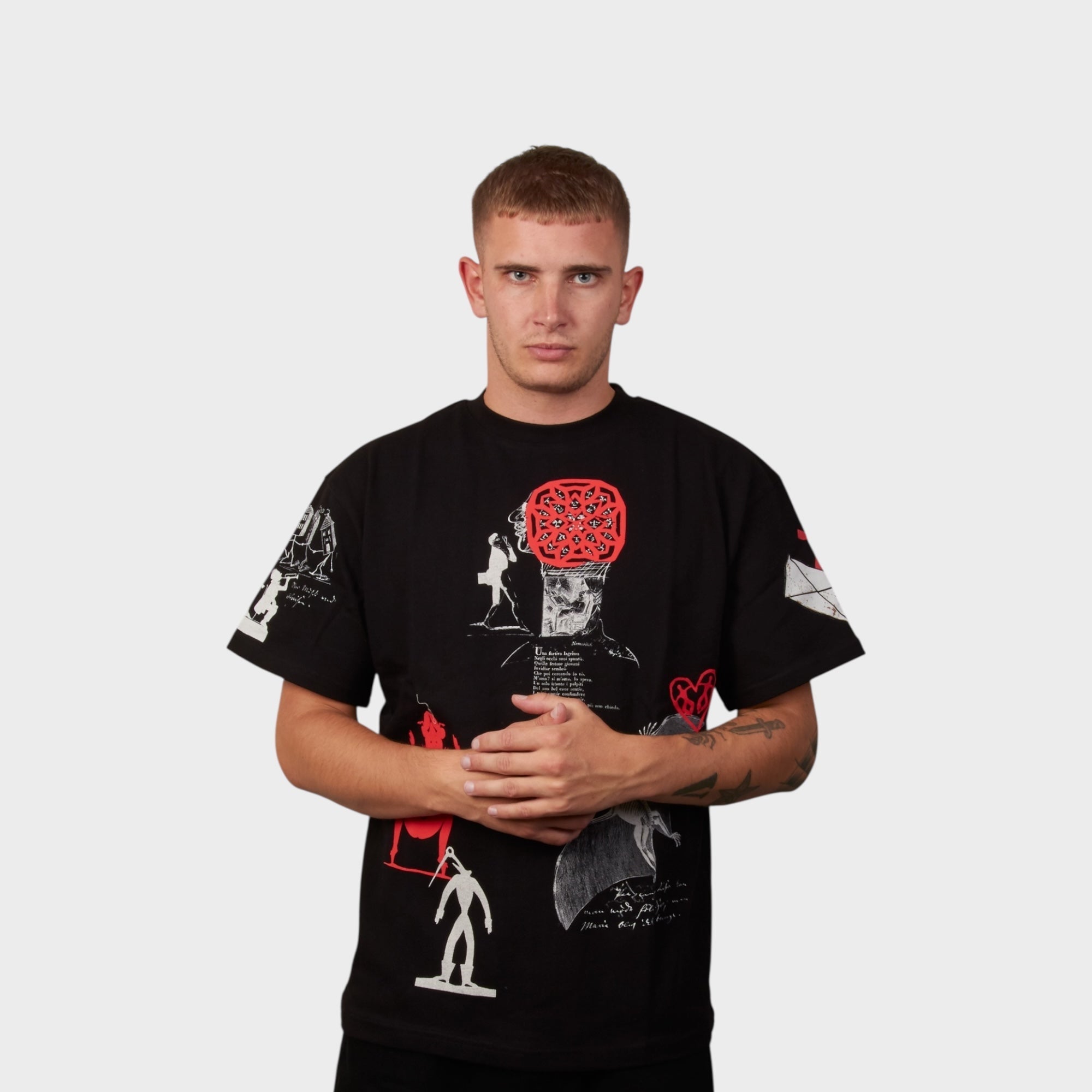 H.C. Andersen x Le Fix T-Shirt 1 I Sort