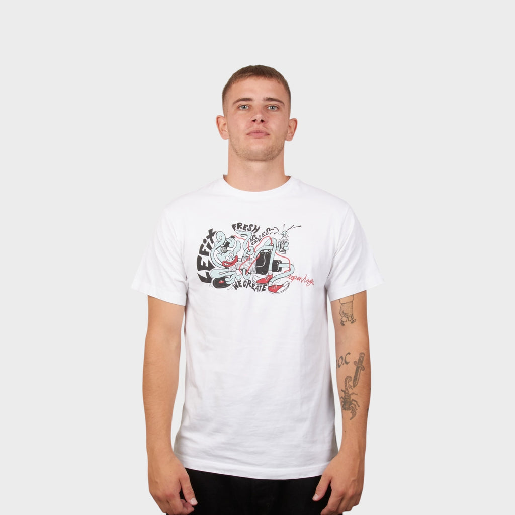 Le Fix Fresh Style T-Shirt I Hvid