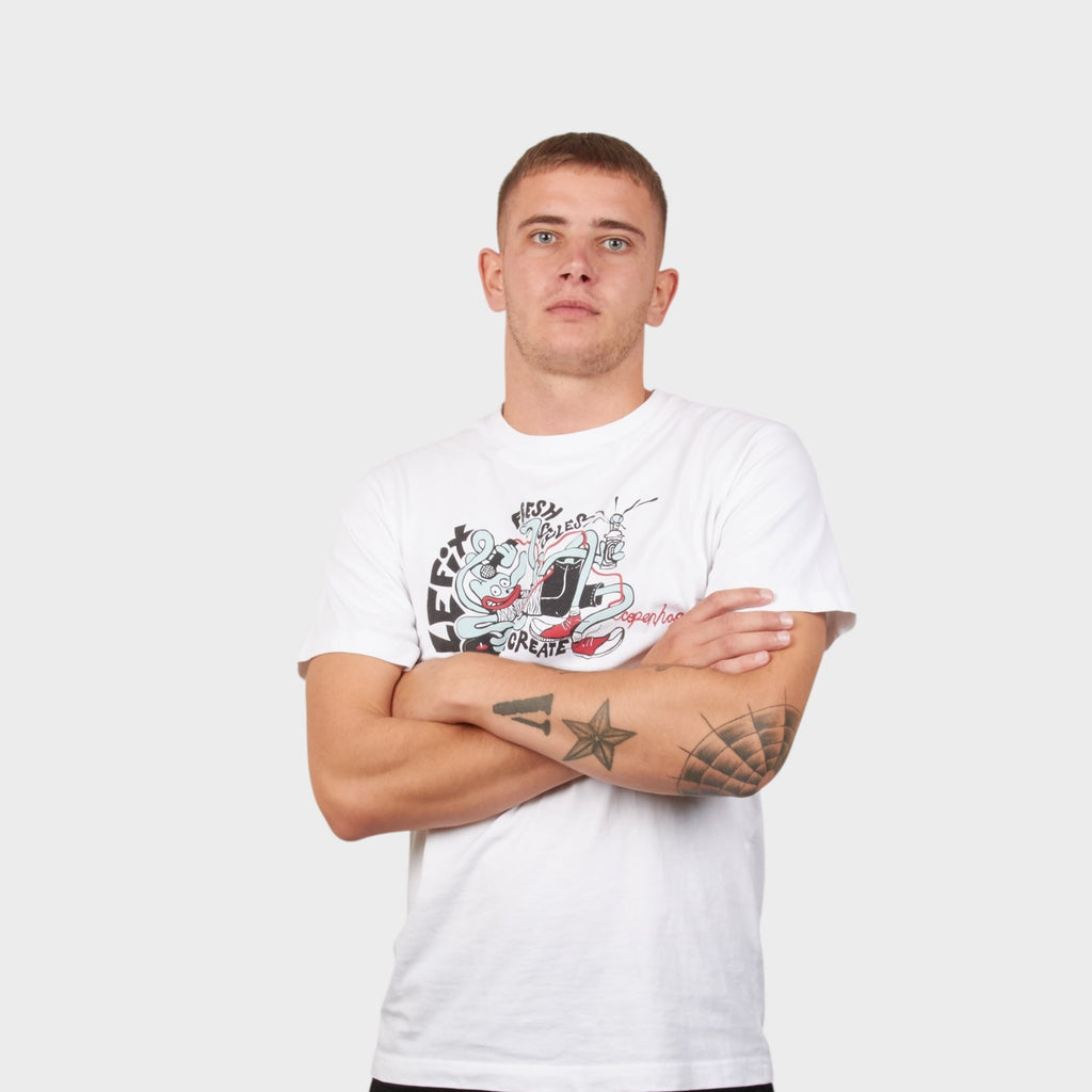 Le Fix Fresh Style T-Shirt I Hvid