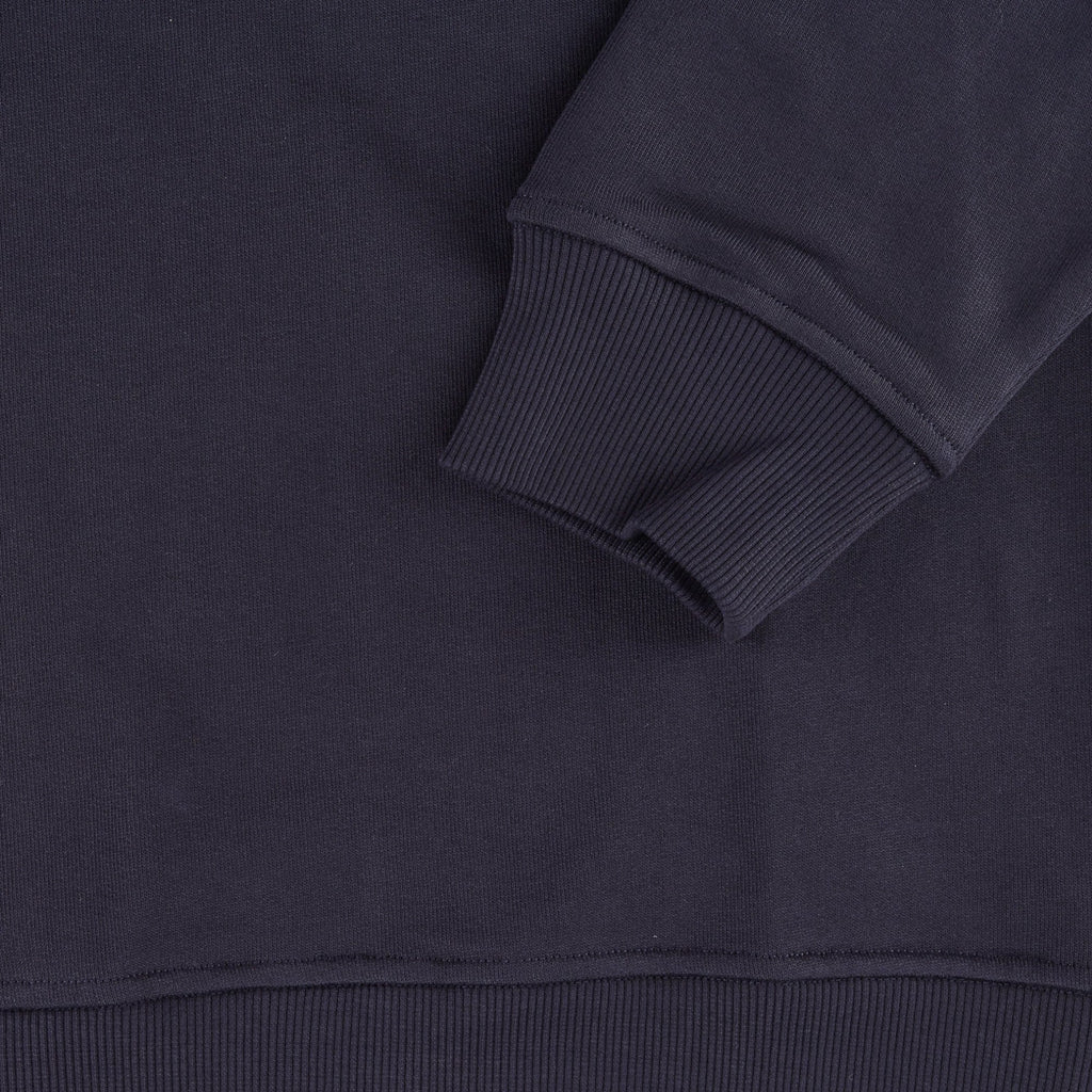 Le Fix Burger Chain Emb. Crewneck I Navy