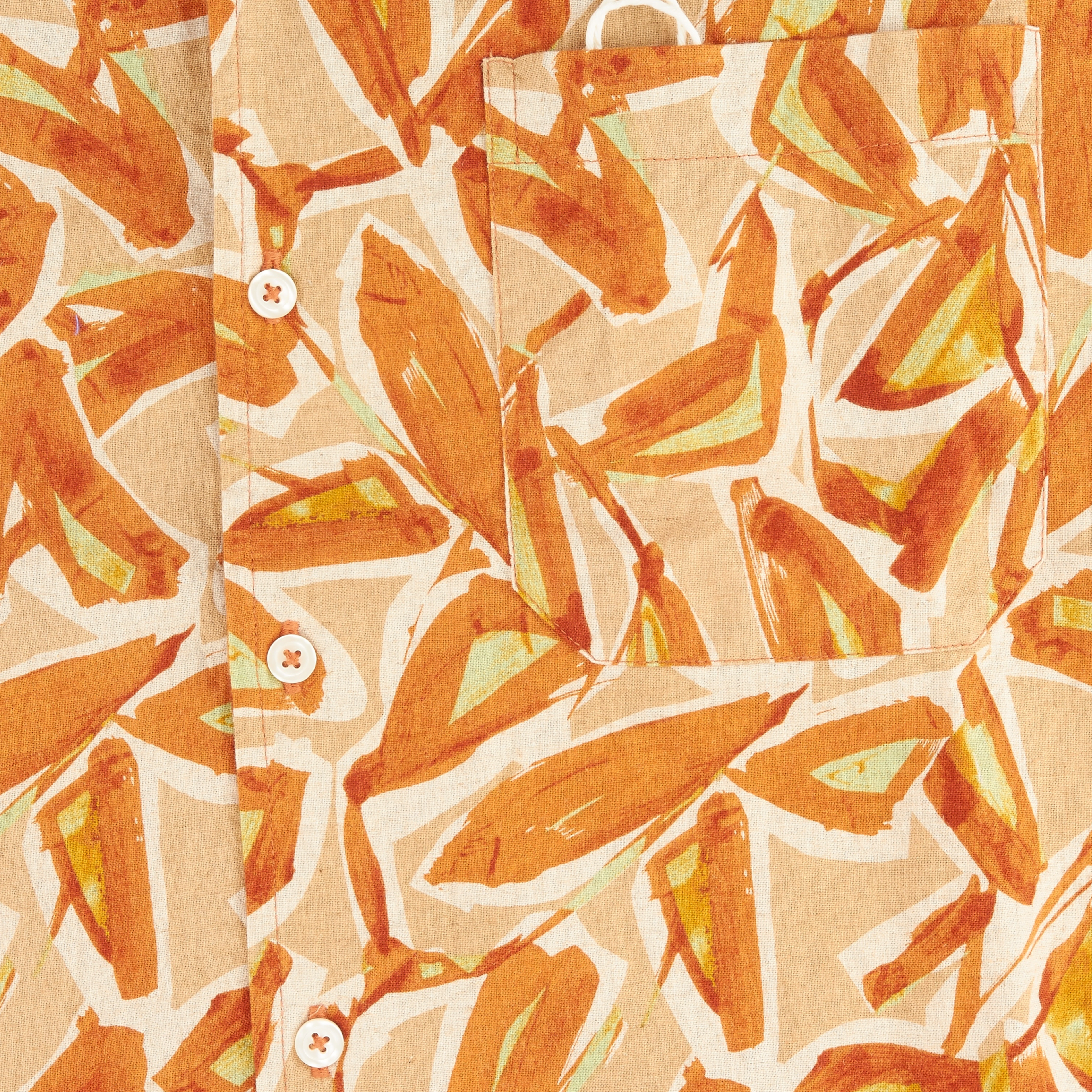 Universal Works Artist Flower Lincot Skjorte I Multi