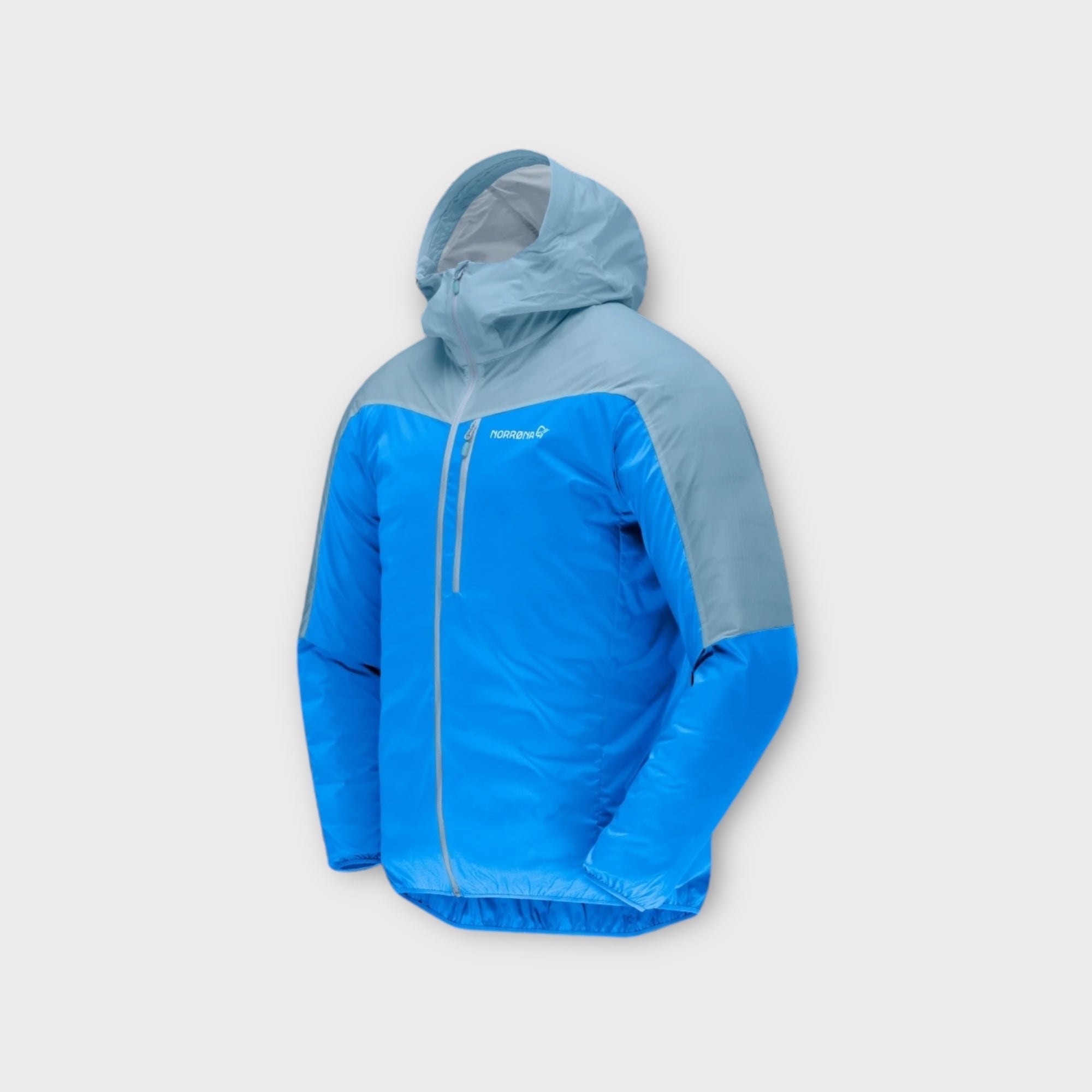 Norrøna Falketind Aero60 Hooded Windbreaker I Blue/Grey