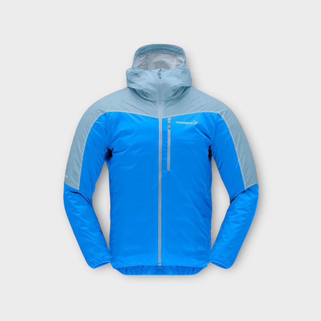 Norrøna Falketind Aero60 Hooded Windbreaker I Blue/Grey