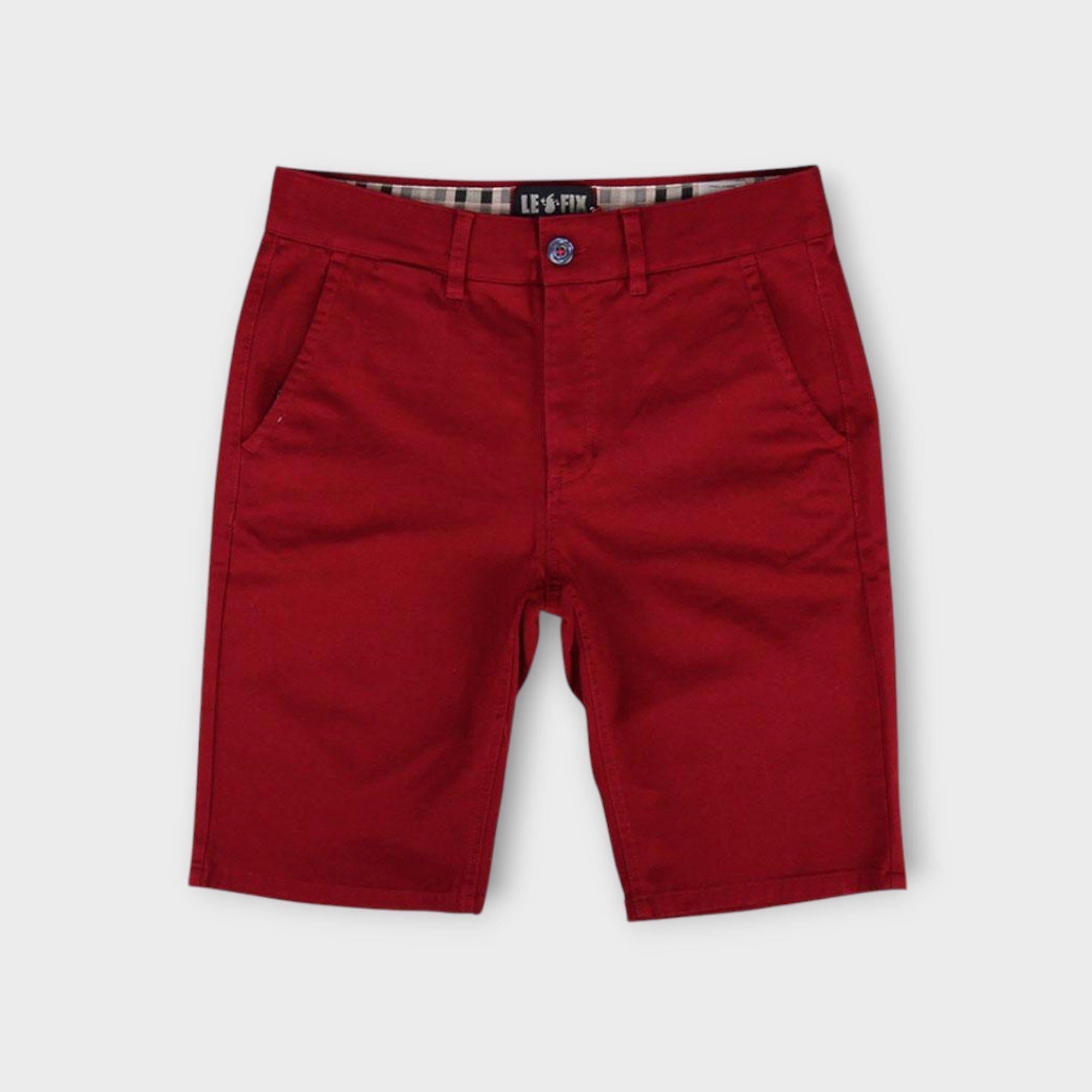 Le Fix Chino Shorts I Burgundy