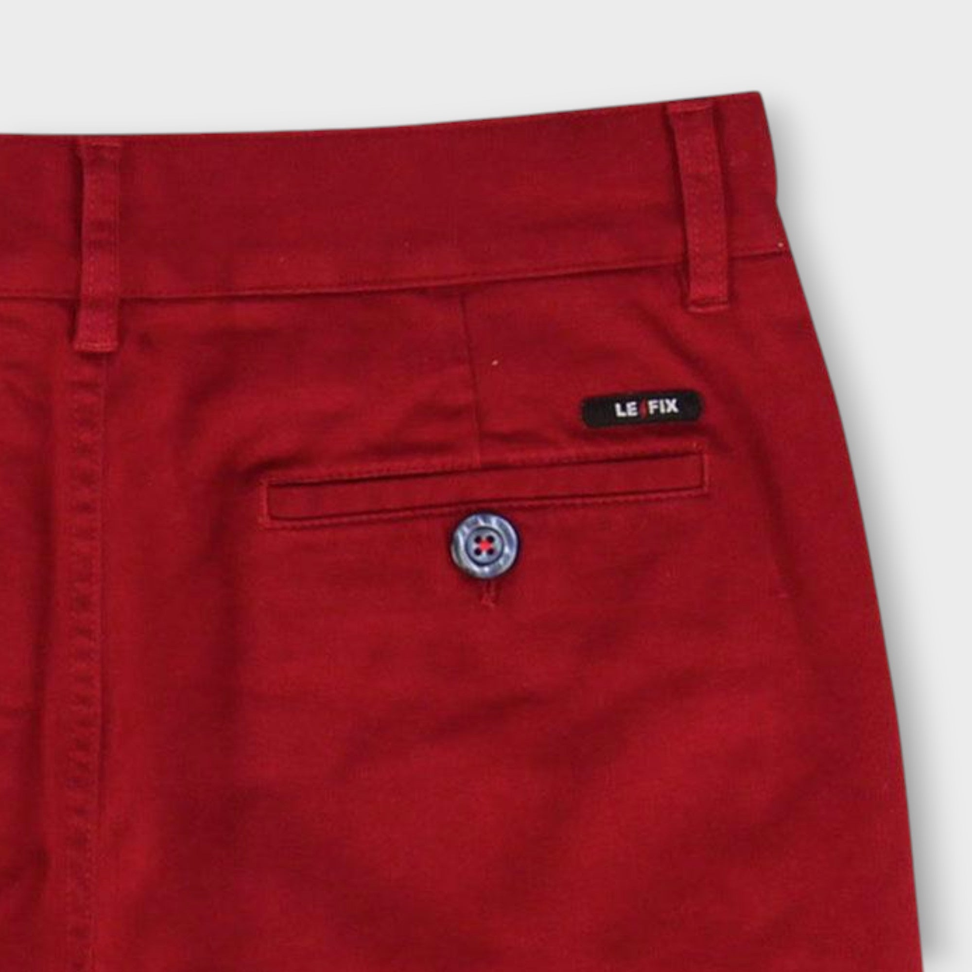 Le Fix Chino Shorts I Burgundy