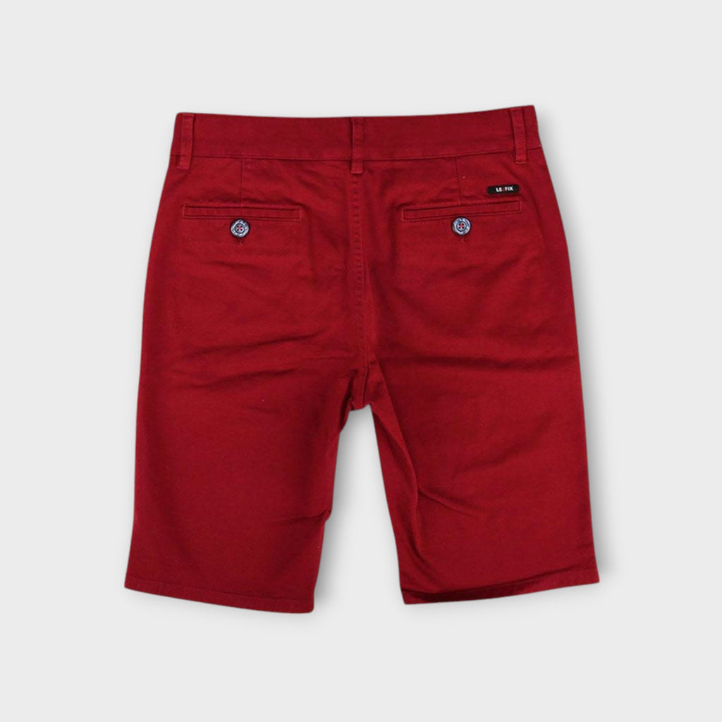 Le Fix Chino Shorts I Burgundy