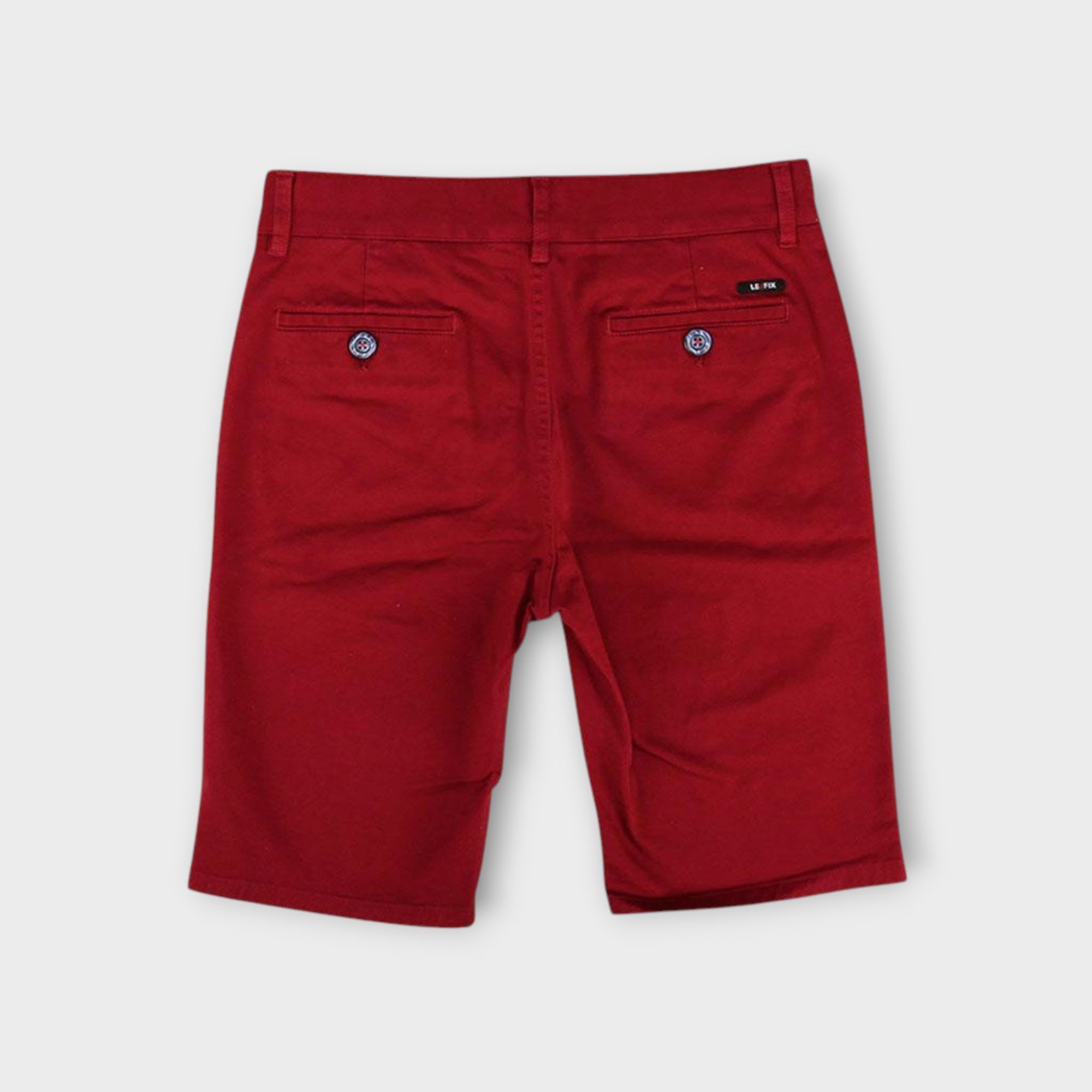 Le Fix Chino Shorts I Burgundy