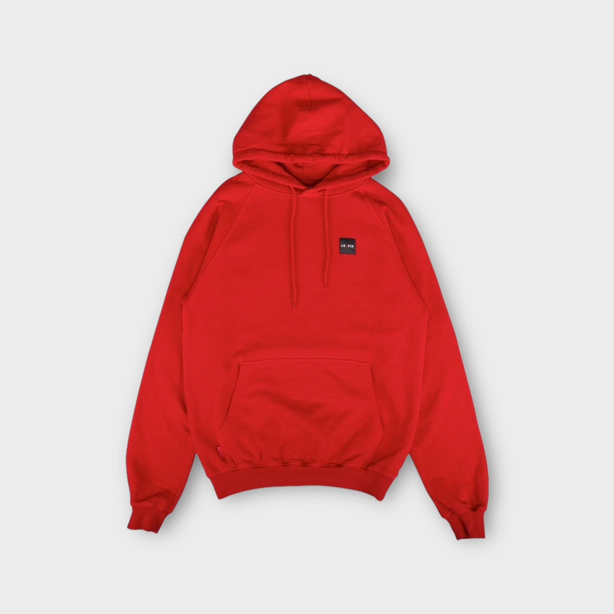 Le Fix Danmark Hoodie I Rød