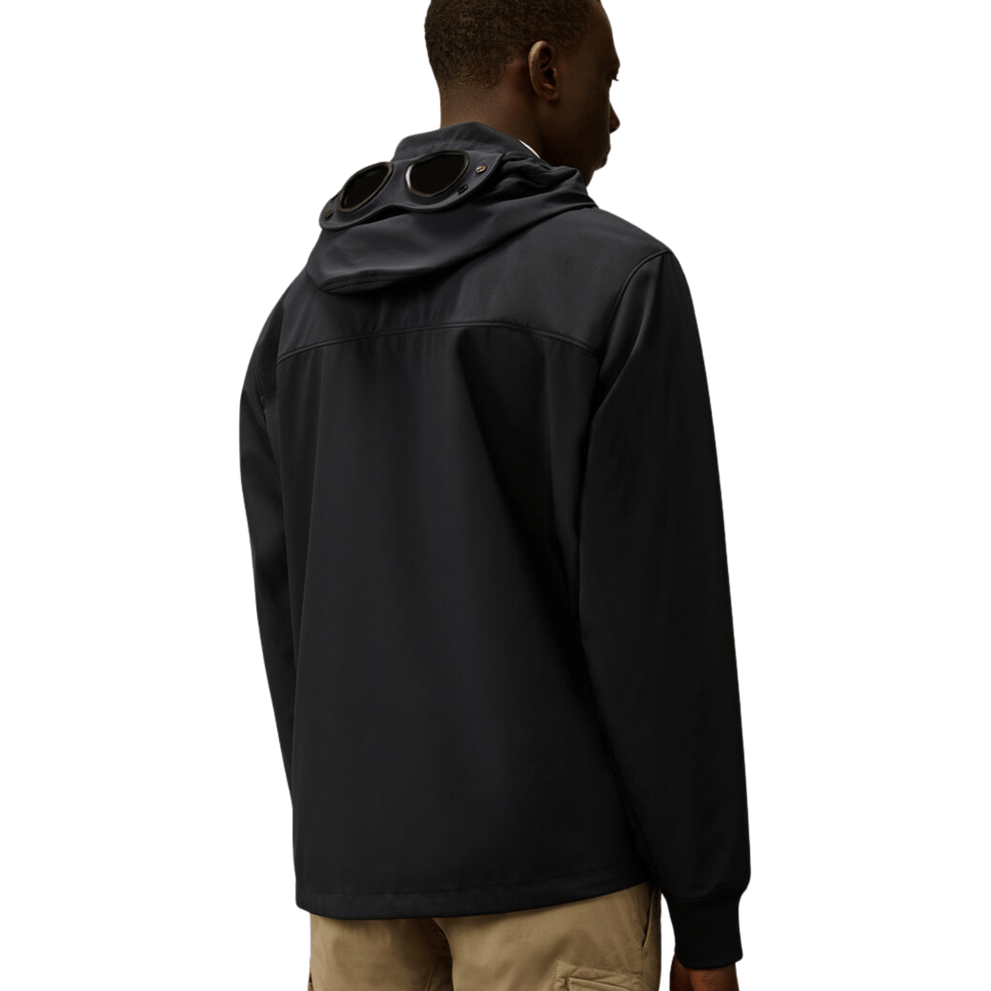 CP Company Shell Goggle Jacket - Navy -Usfansport