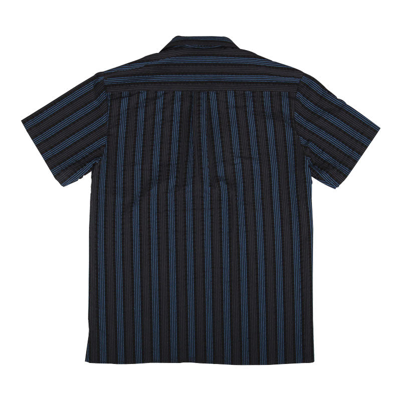 Le Fix Vertical Stripe Skjorte I Sort
