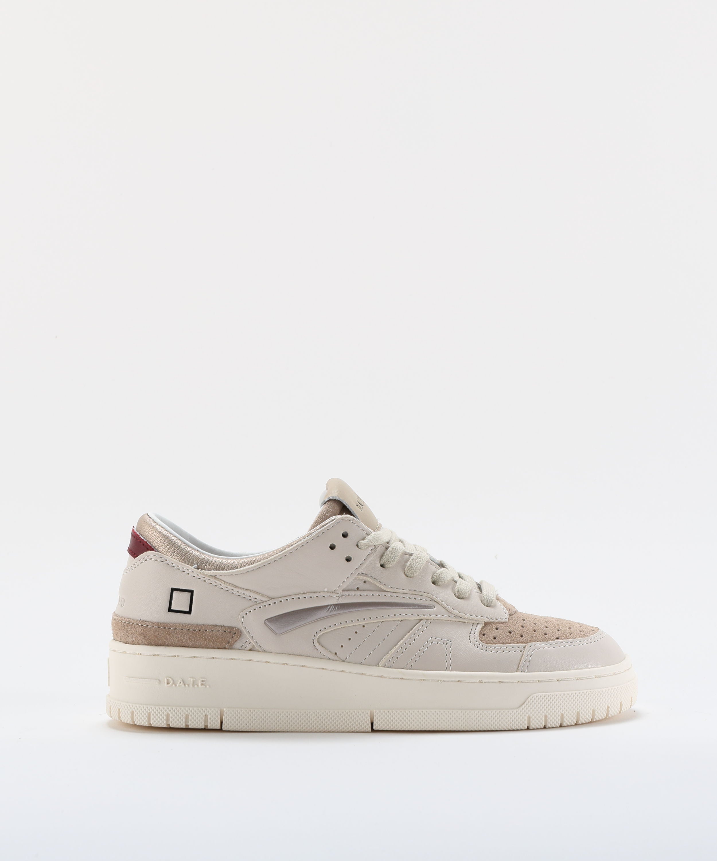 D.A.T.E. Sneaker Torneo Shiny Ivory W10F