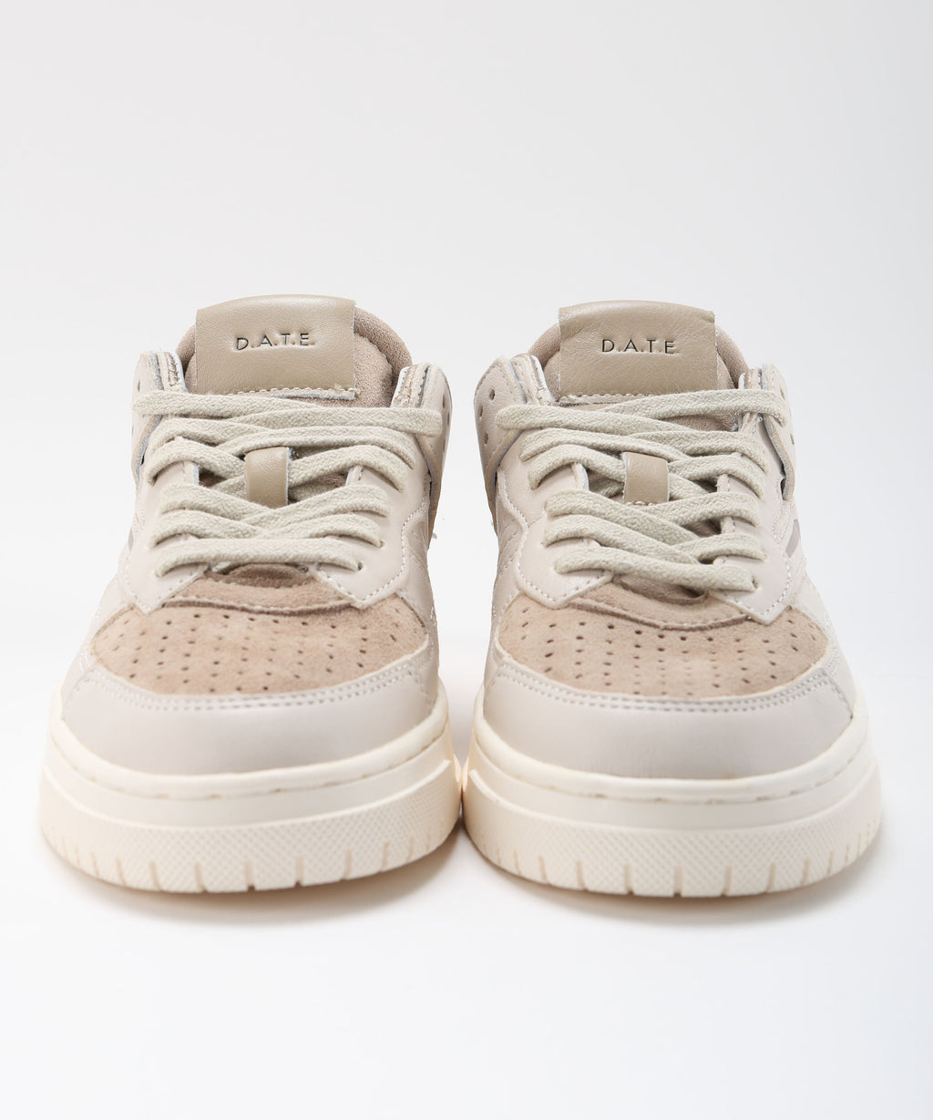 D.A.T.E. Sneaker Torneo Shiny Ivory W10F