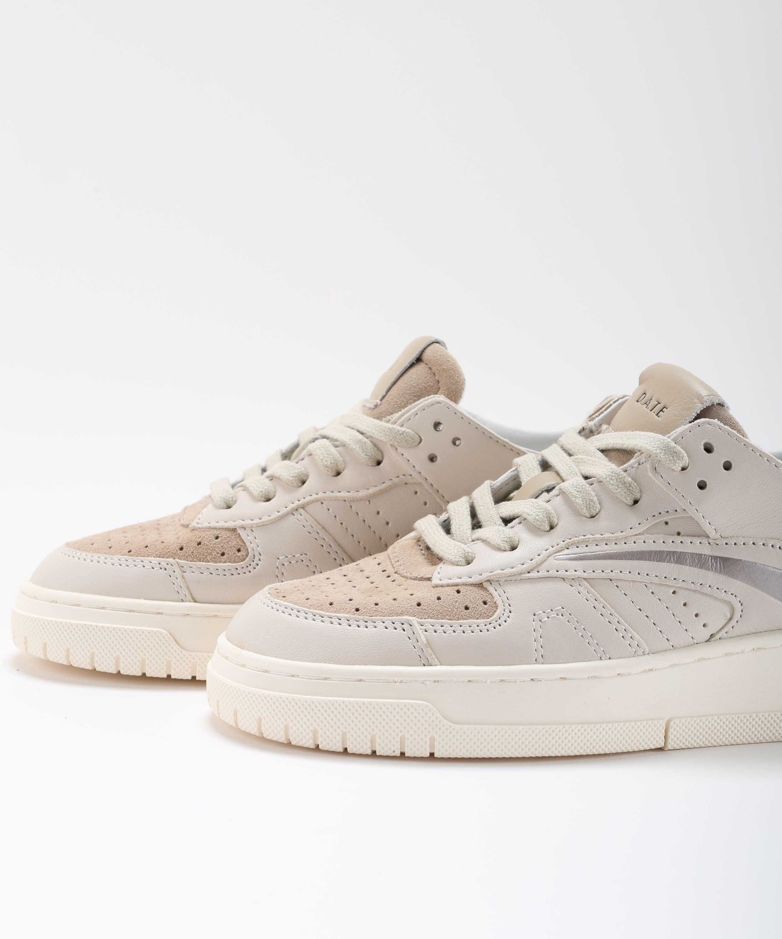 D.A.T.E. Sneaker Torneo Shiny Ivory W10F