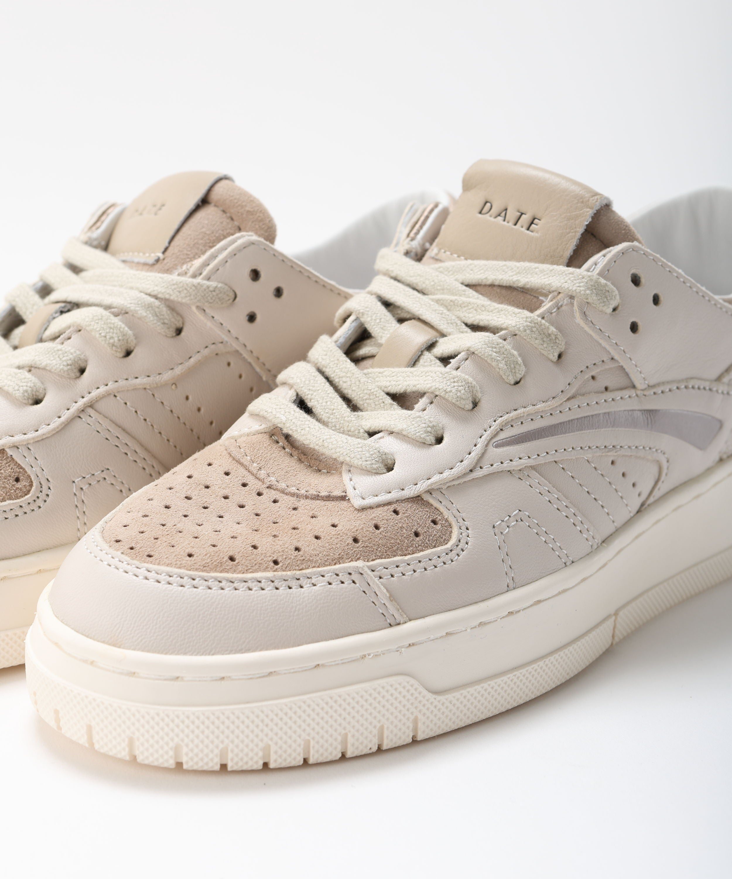 D.A.T.E. Sneaker Torneo Shiny Ivory W10F