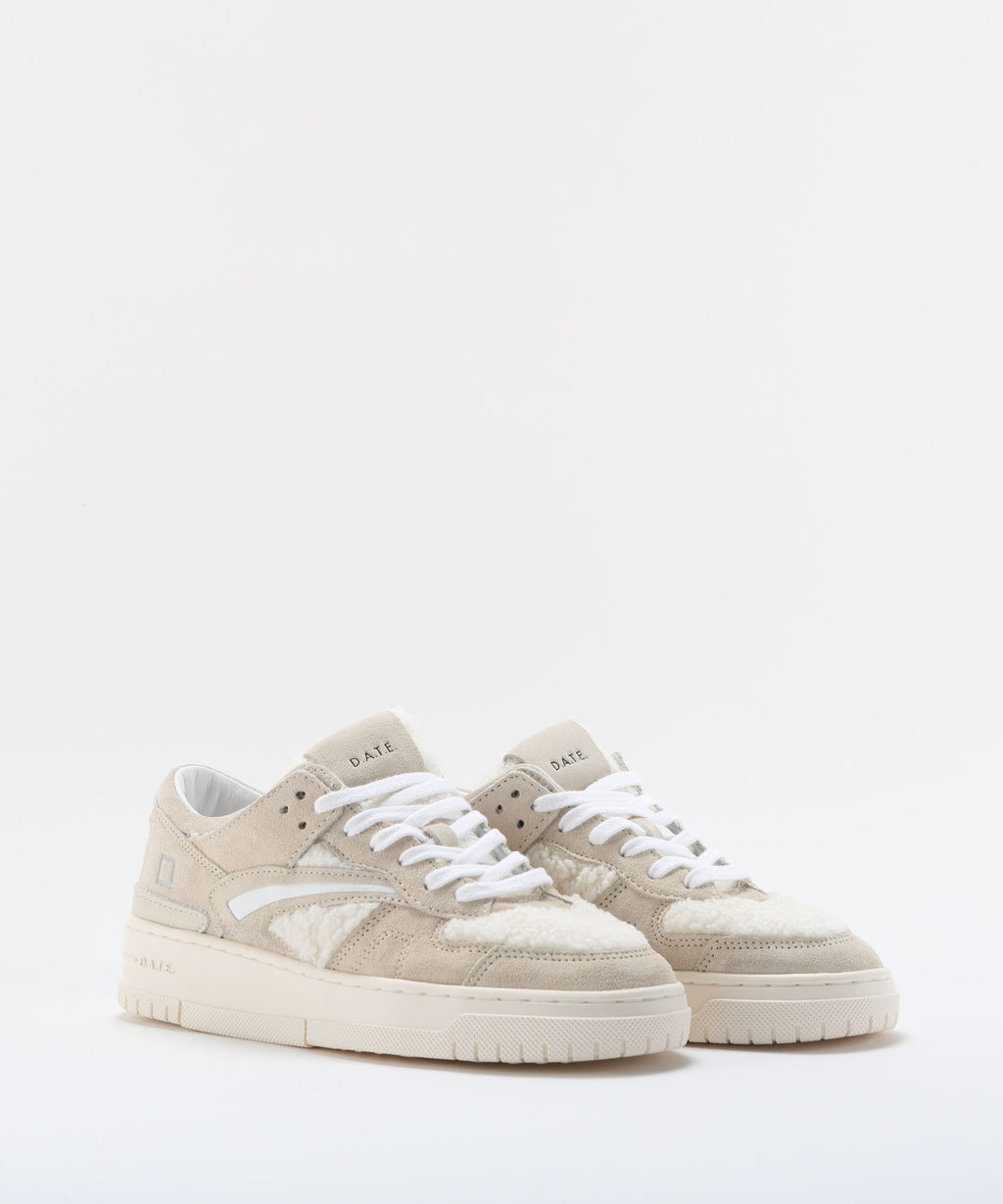 D.A.T.E. Sneaker da donna Torneo Teddy in suede