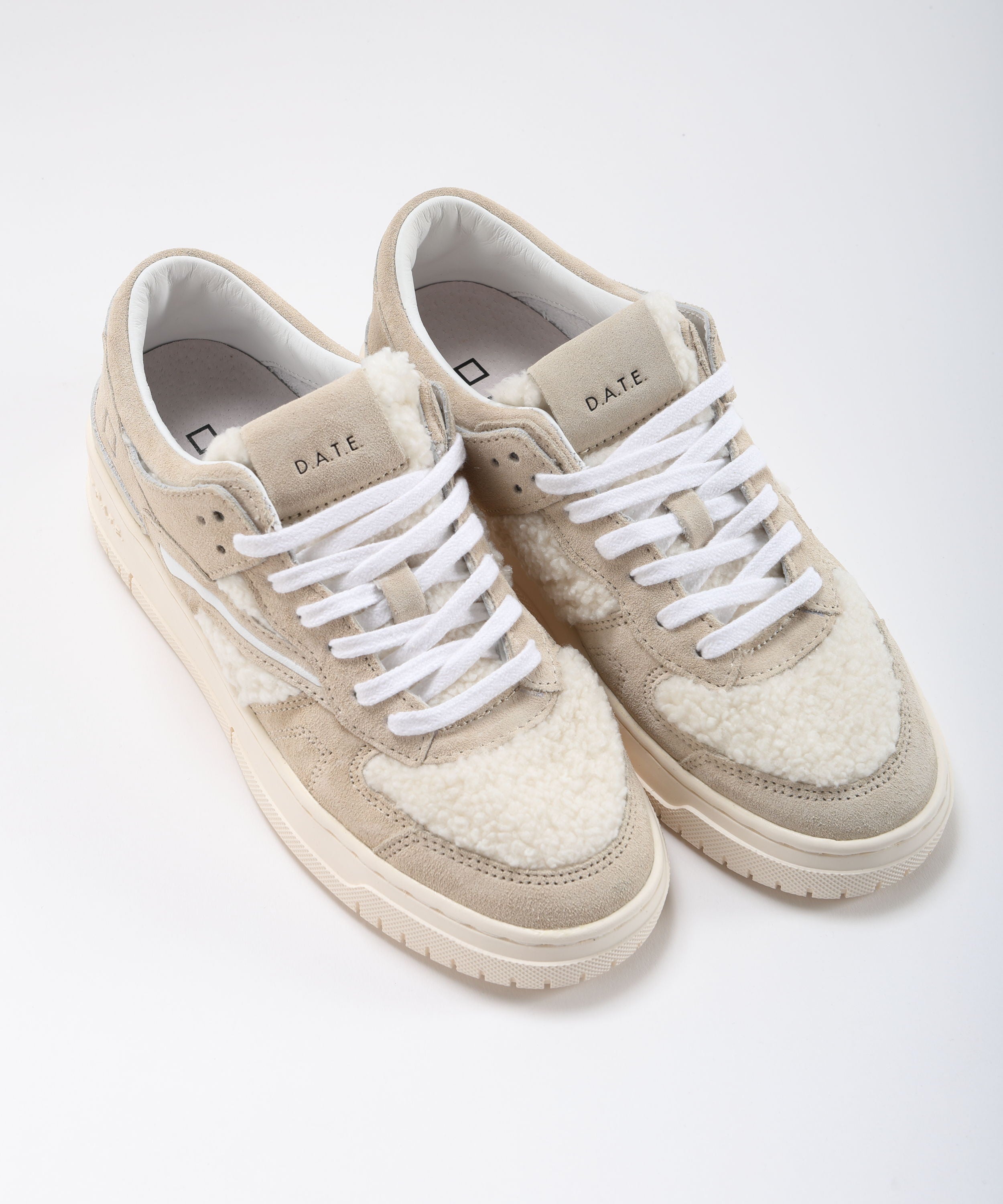 D.A.T.E. Sneaker da donna Torneo Teddy in suede