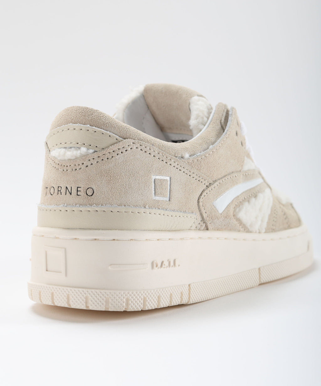 D.A.T.E. Sneaker da donna Torneo Teddy in suede