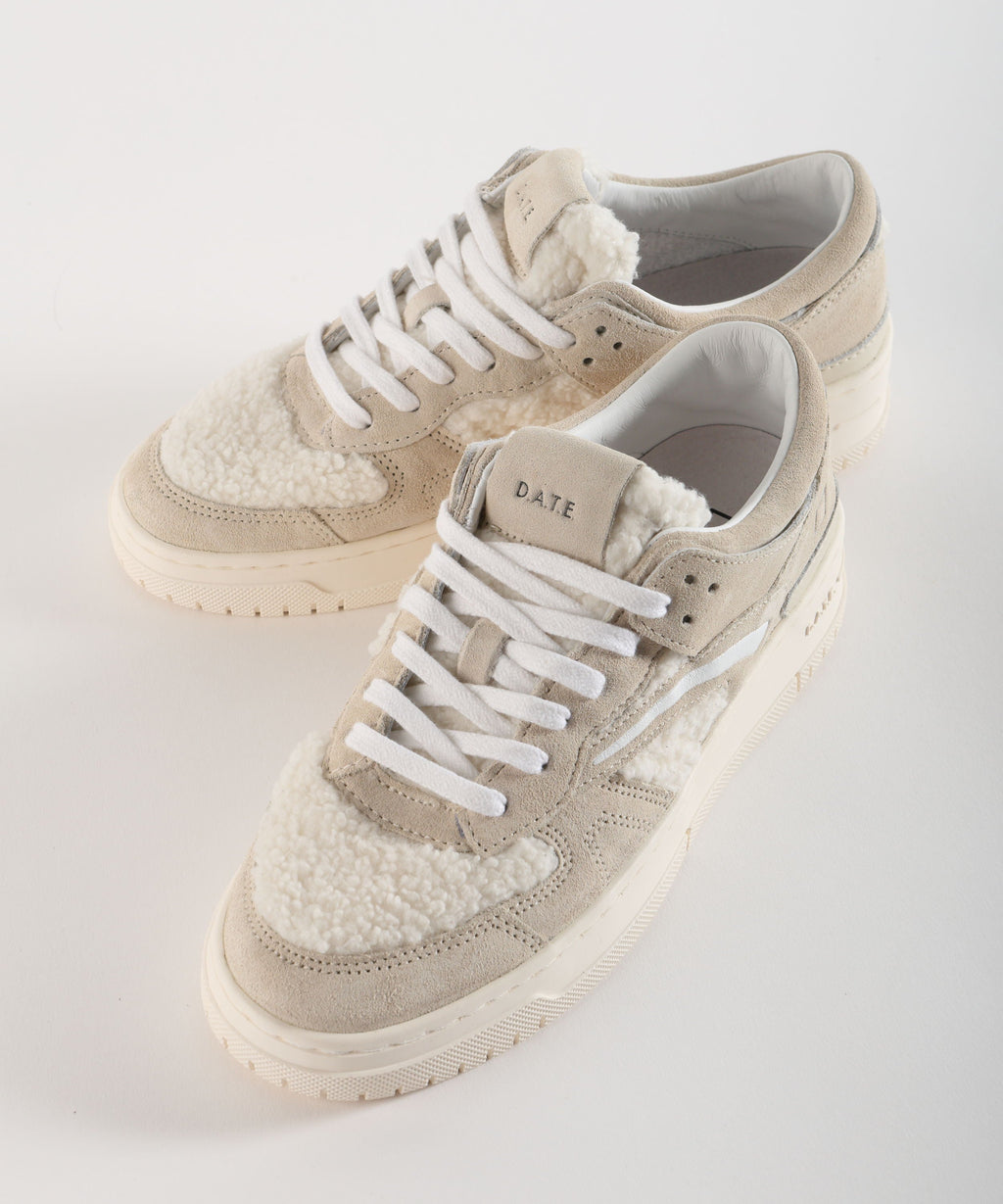 D.A.T.E. Sneaker da donna Torneo Teddy in suede