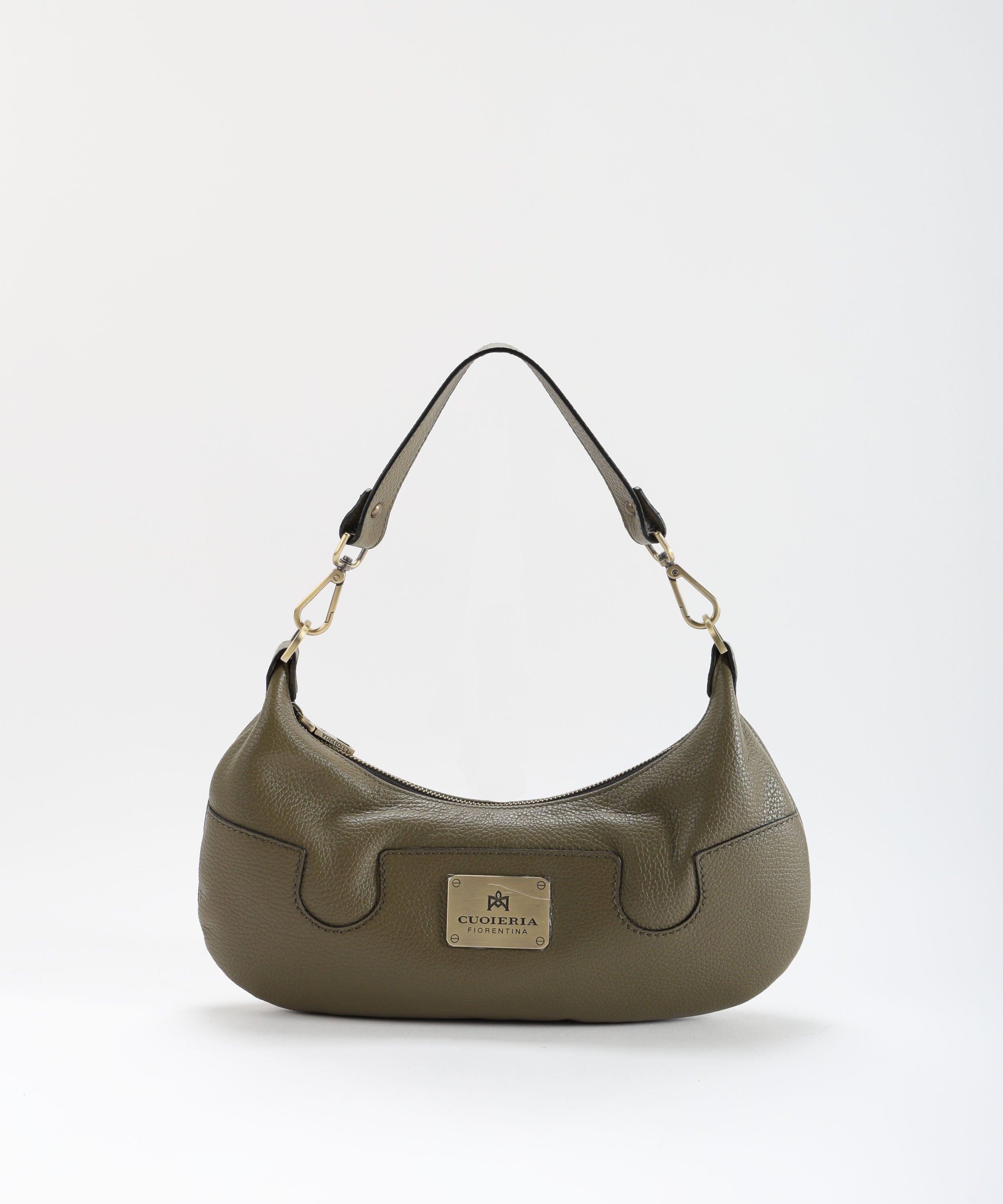 CUOIERIA FIORENTINA  Borsa Small Croissant Bella Selleria â Eleganza Urbana in Pelle di Vitello