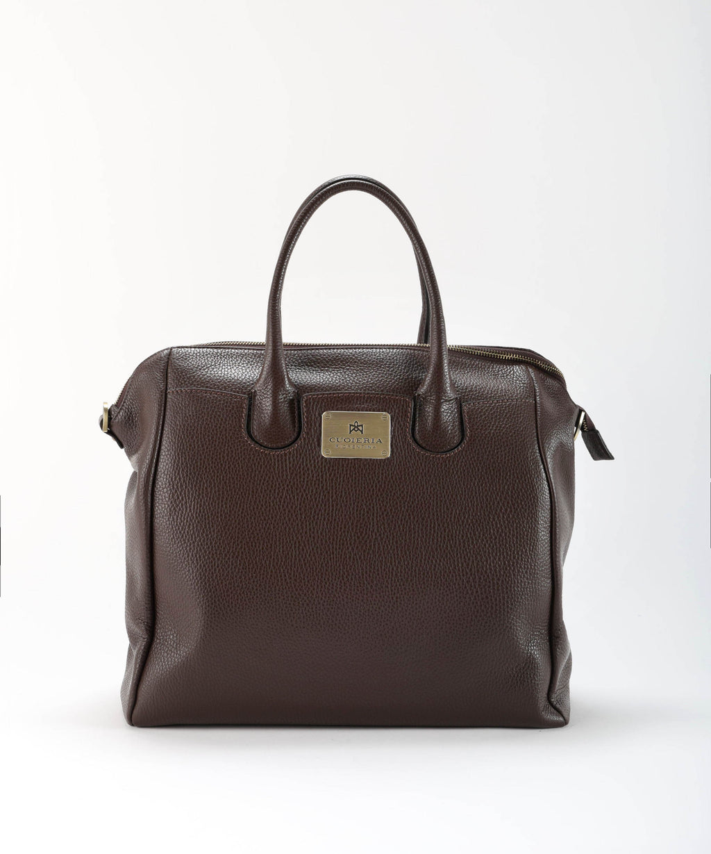 CUOIERIA FIORENTINA  Tote Bag Bella Selleria â Eleganza BohÃ©mien in Pelle di Vitello