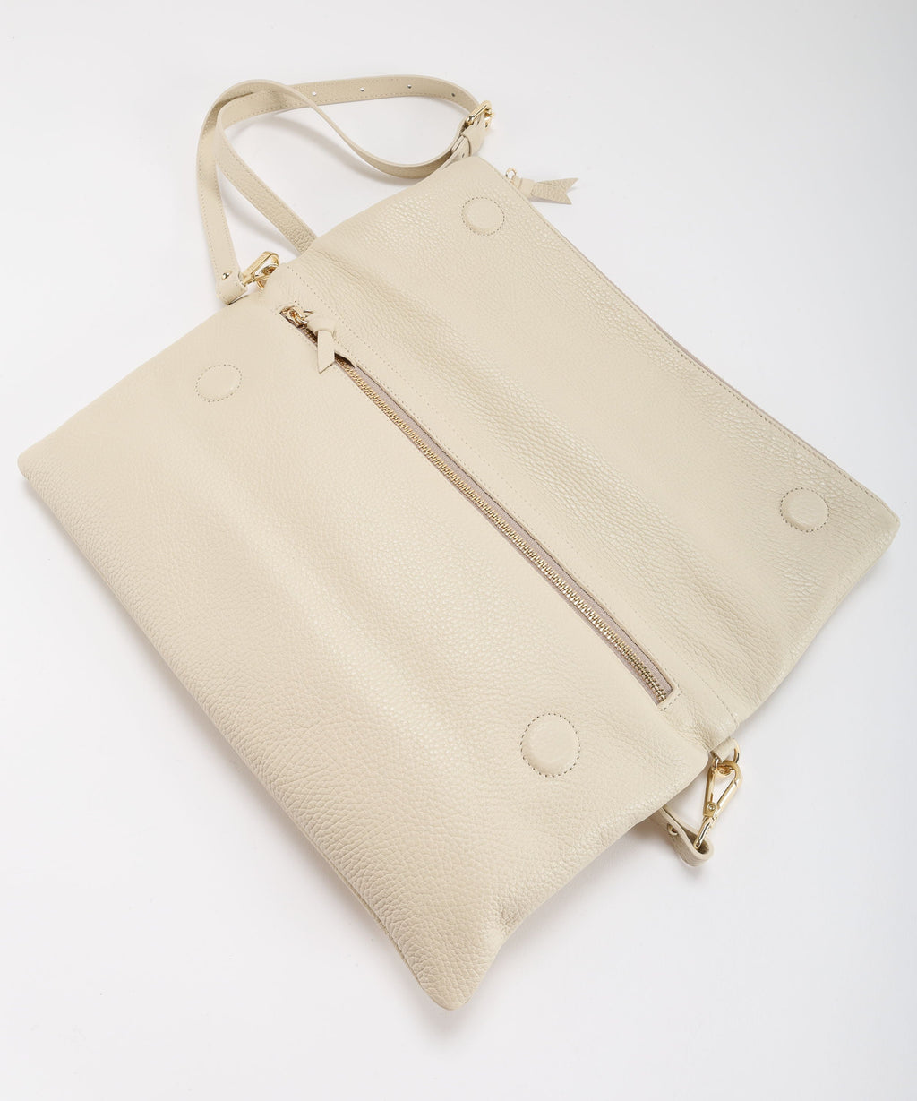 CUOIERIA FIORENTINA  Maxi Clutch Velvet â Eleganza Glam in Pelle di Vitello