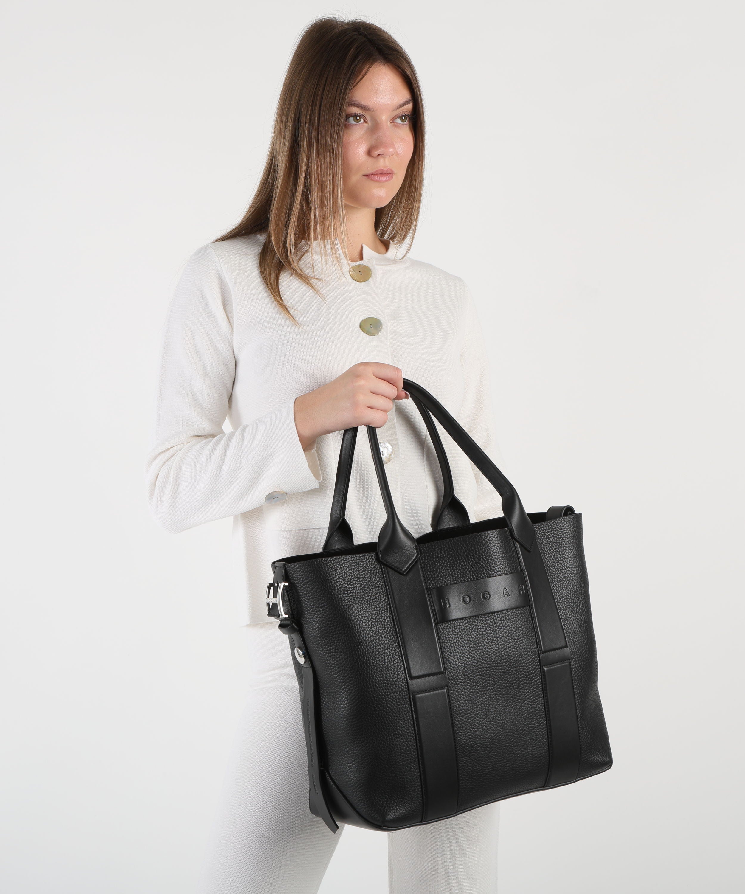 HOGAN  Borsa Shopping Hogan Script Media