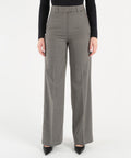 LIUJO BLACK Pantaloni straight con piega
