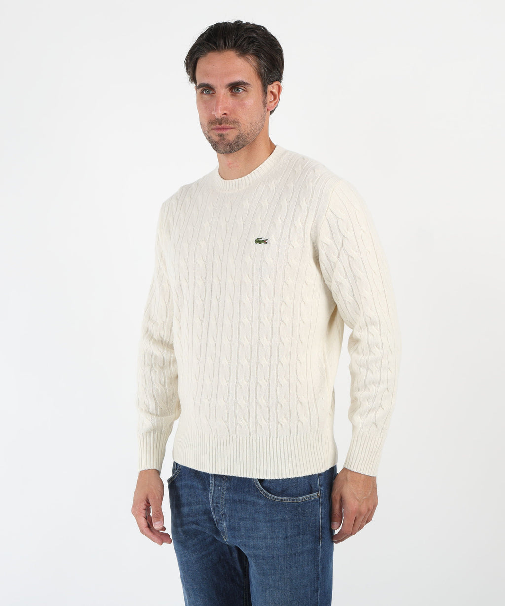 LACOSTE maglia a treccia