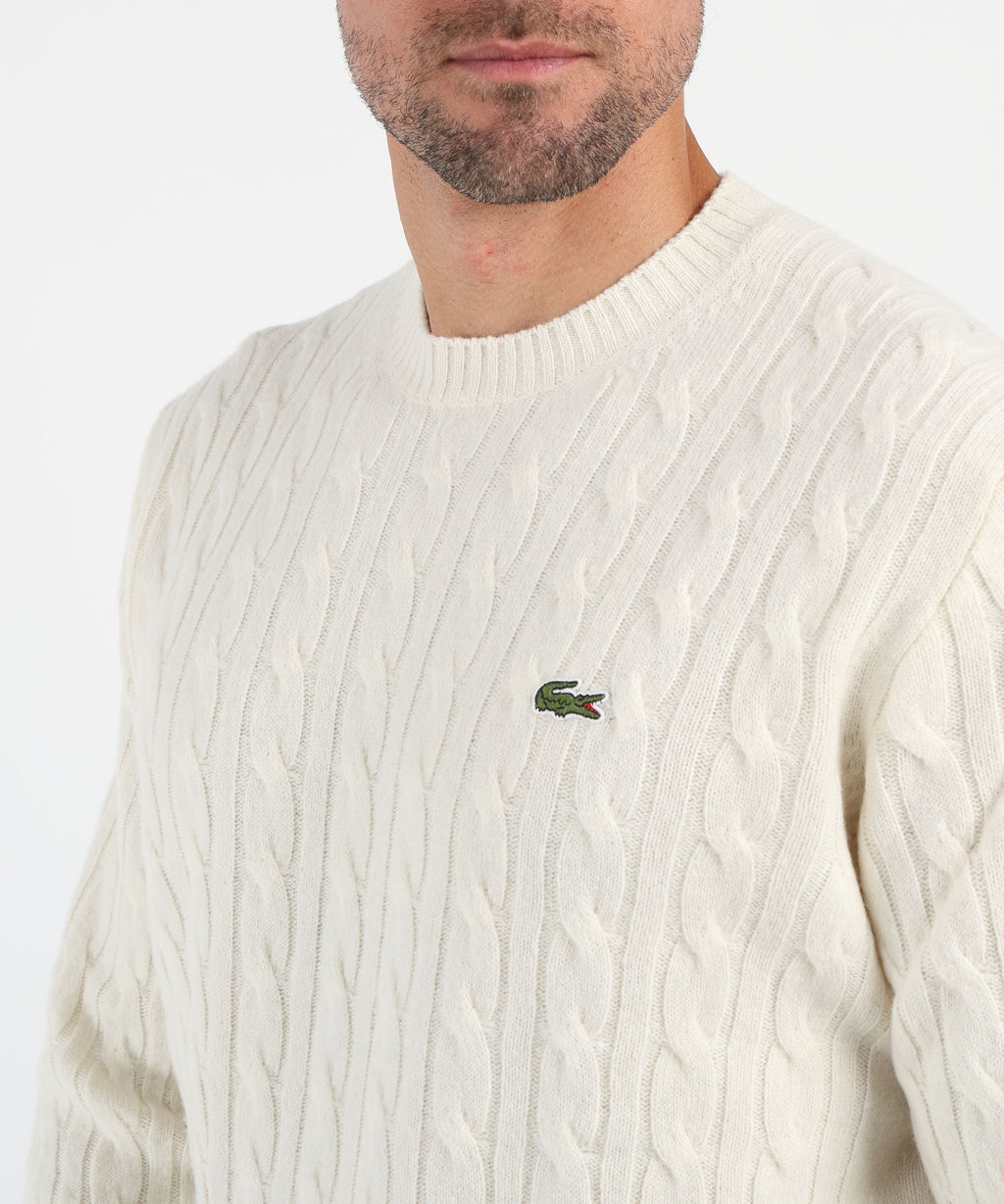 LACOSTE maglia a treccia