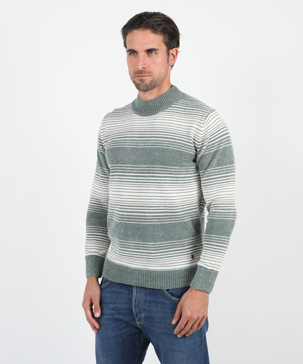 LIUJO Maglia in ciniglia a righe