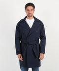 MARINO Trench doppiopetto con cinta