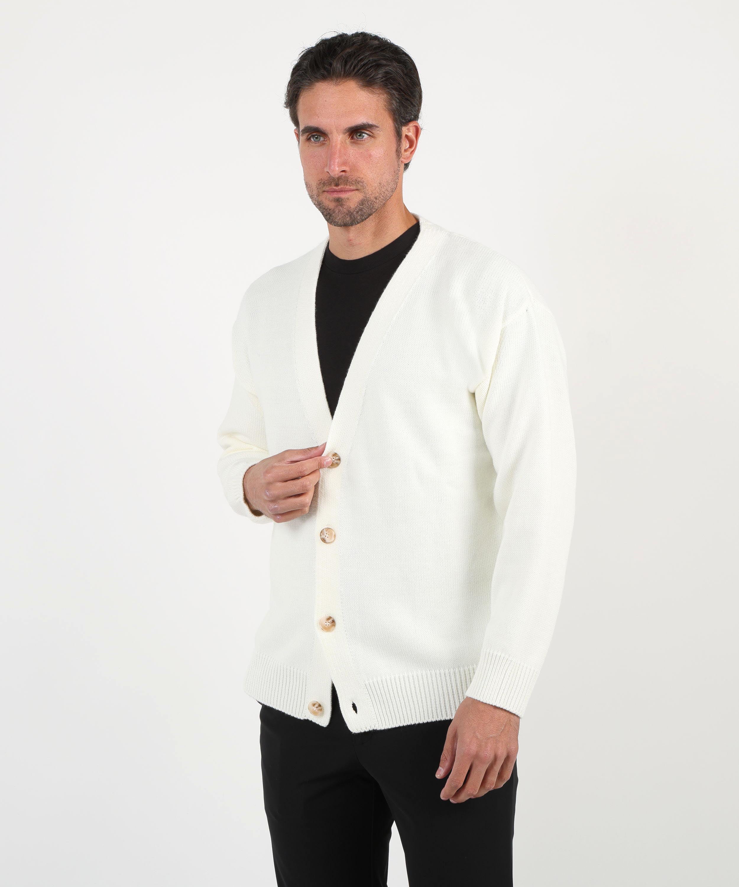MARINO Cardigan quattro bottoni