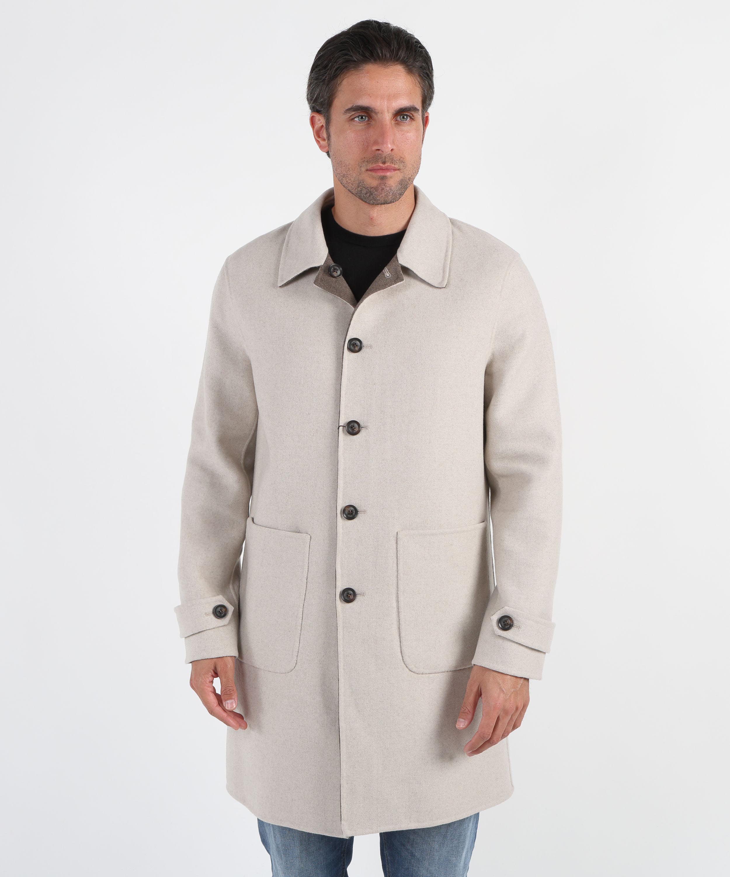 LIUJO Cappotto reversibile in lana