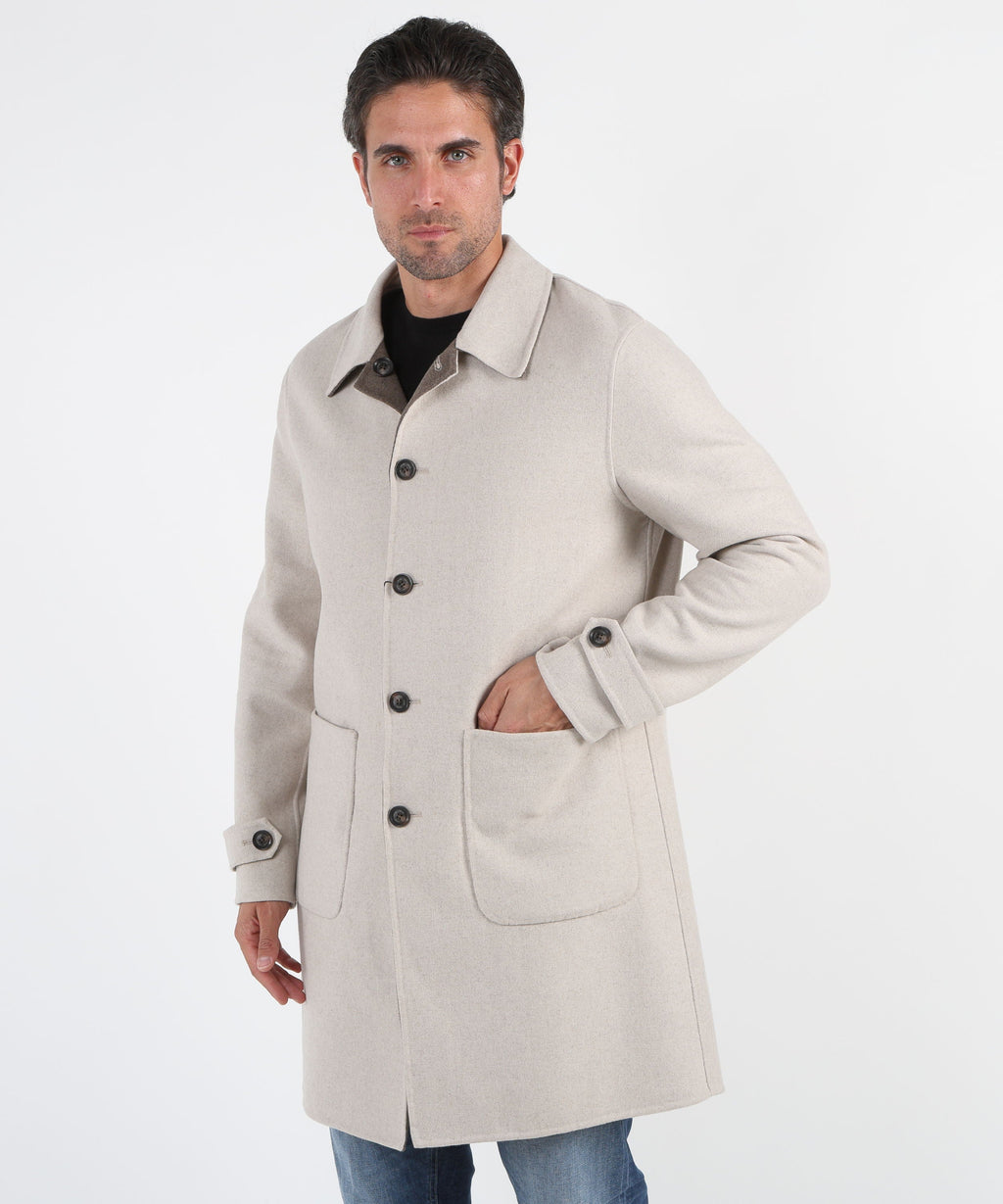 LIUJO Cappotto reversibile in lana
